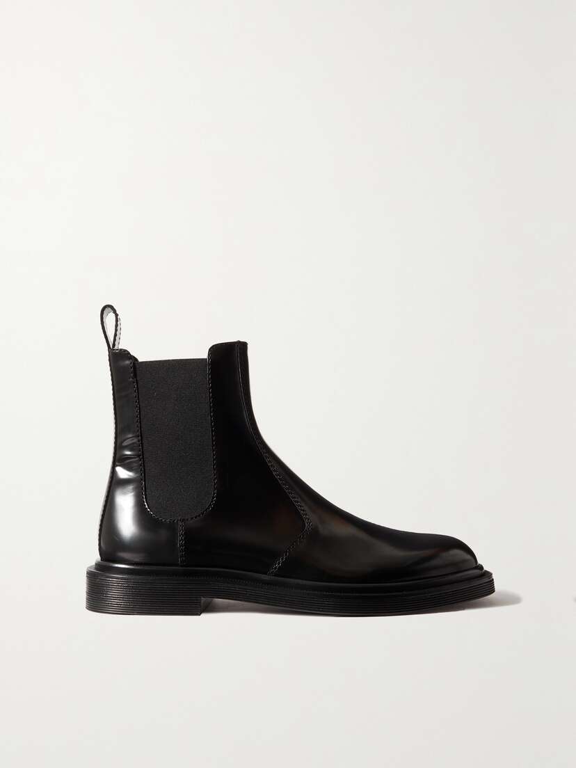 The Row Ranger Glossed-leather Chelsea Boots