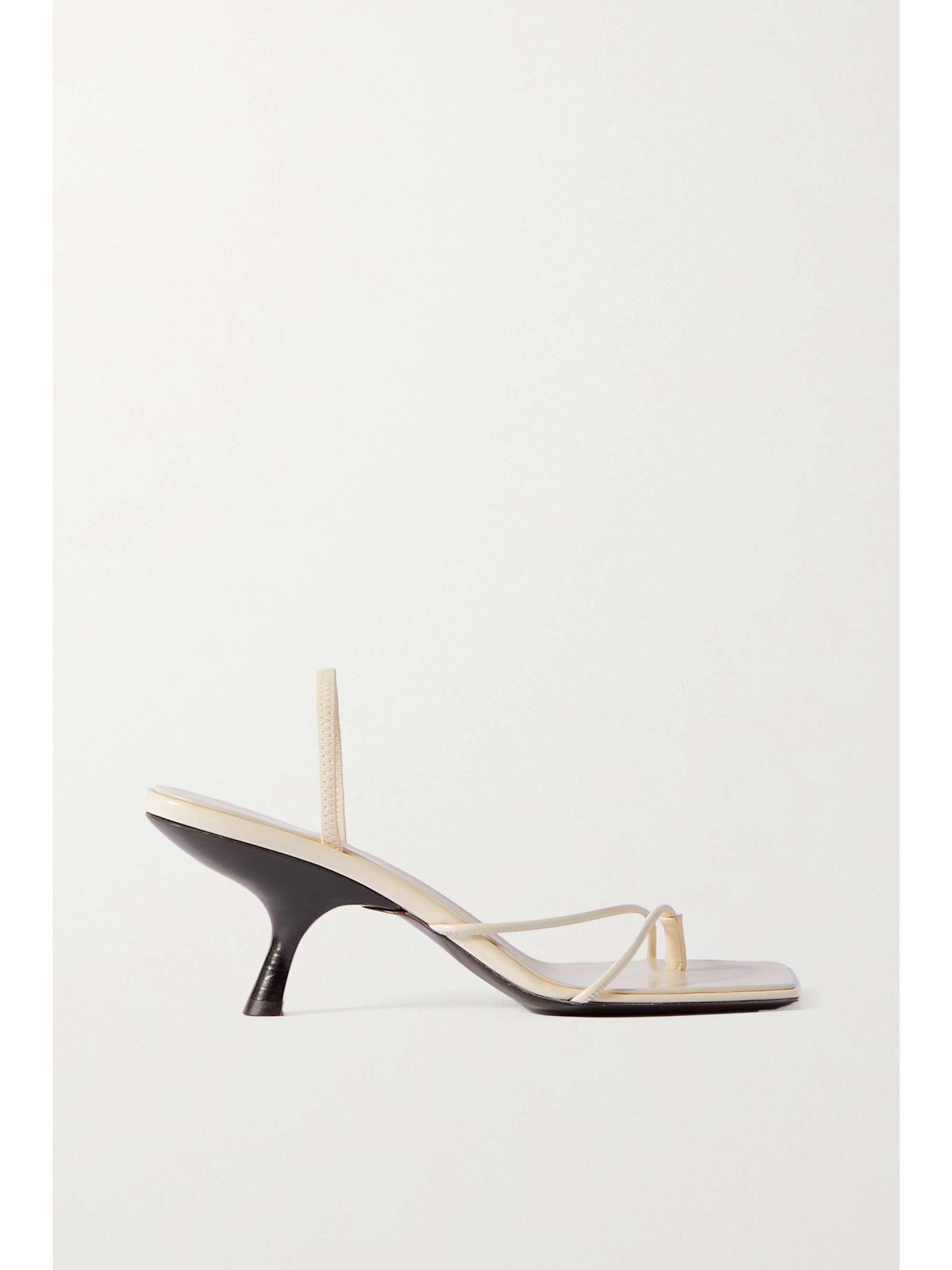 Off-white Rai leather sandals | THE ROW | NET-A-PORTER