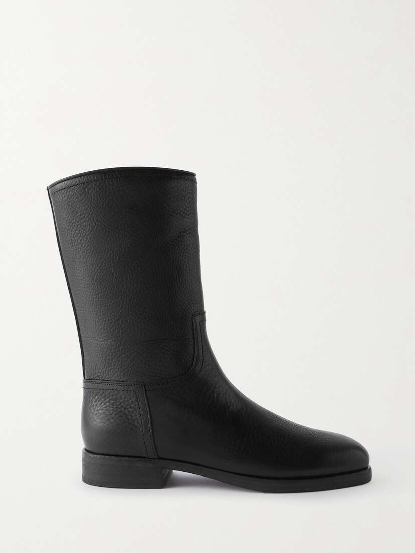The Row Textured-leather Boots