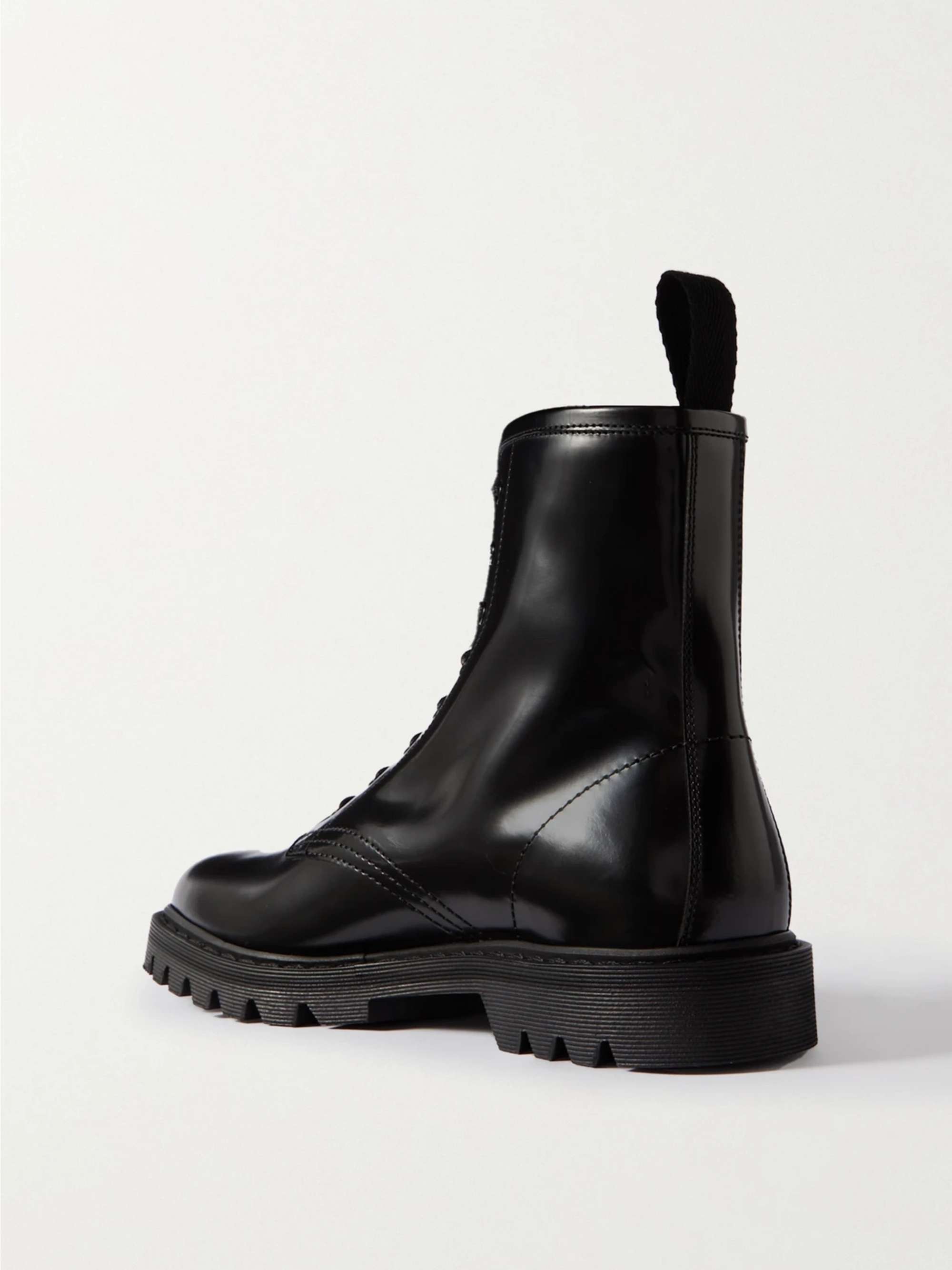 THE ROW Ranger lace-up leather ankle boots