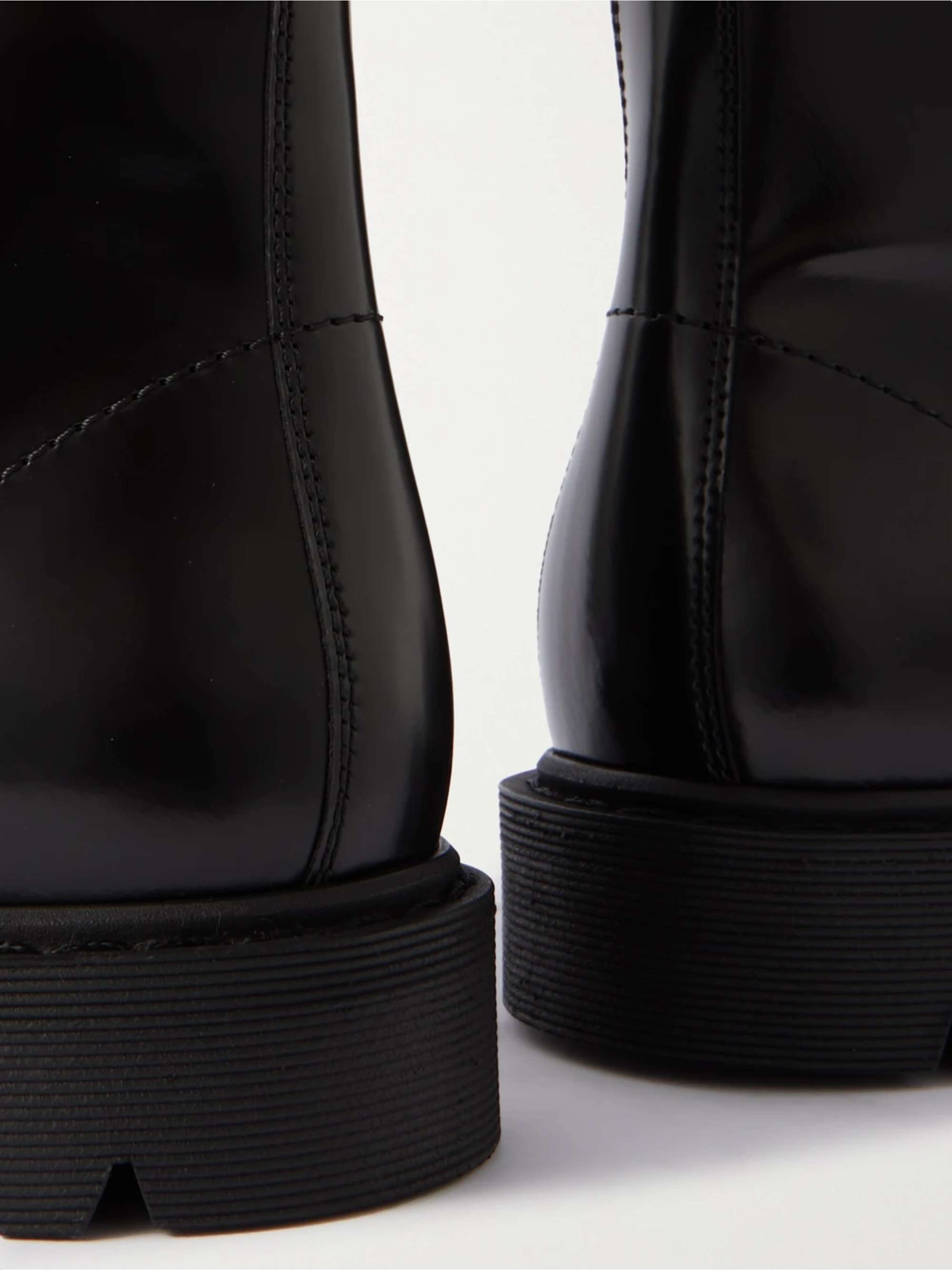 THE ROW Ranger レザー レースアップ アンクルブーツ | NET-A-PORTER
