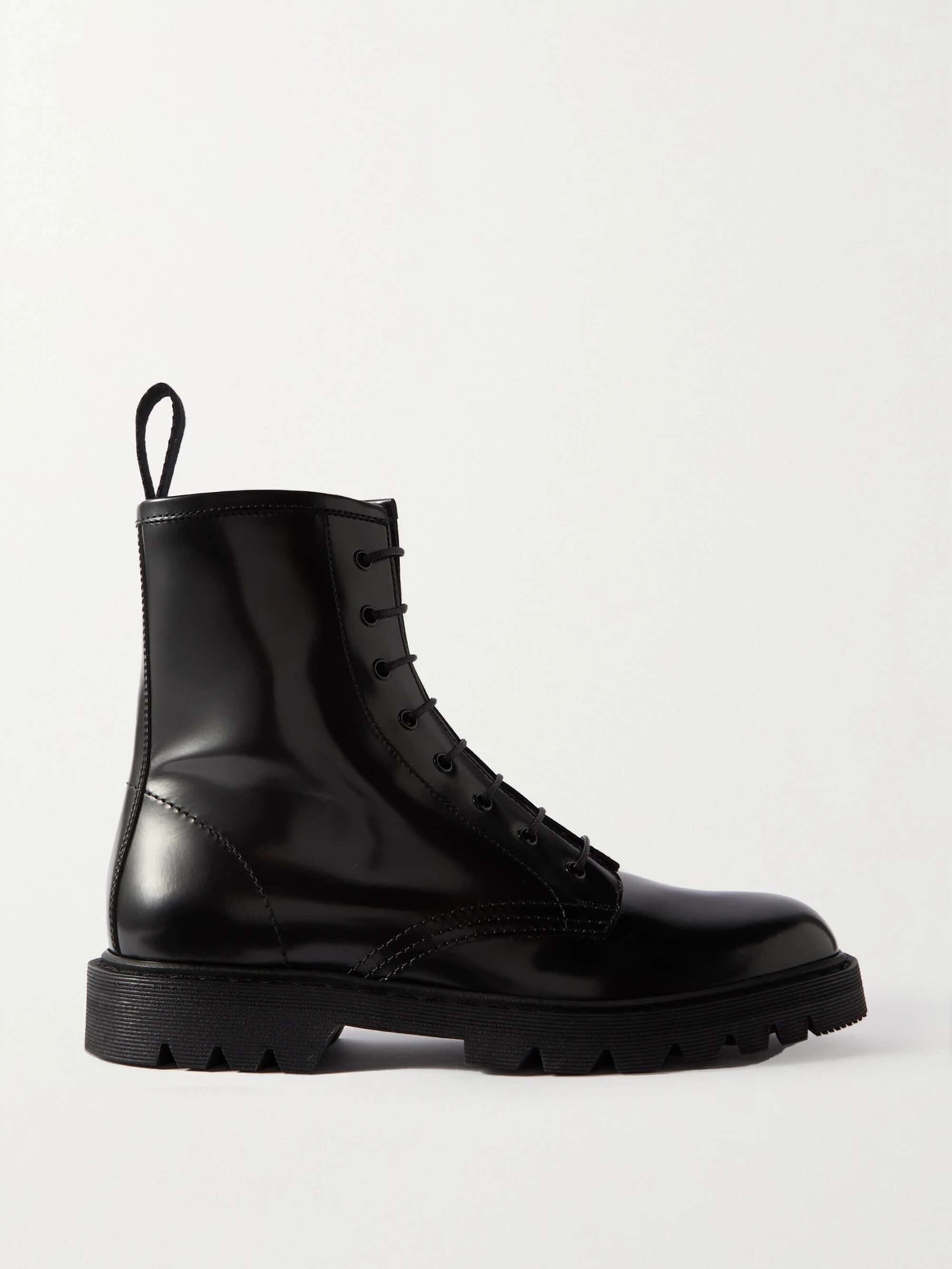 Ranger lace-up leather ankle boots