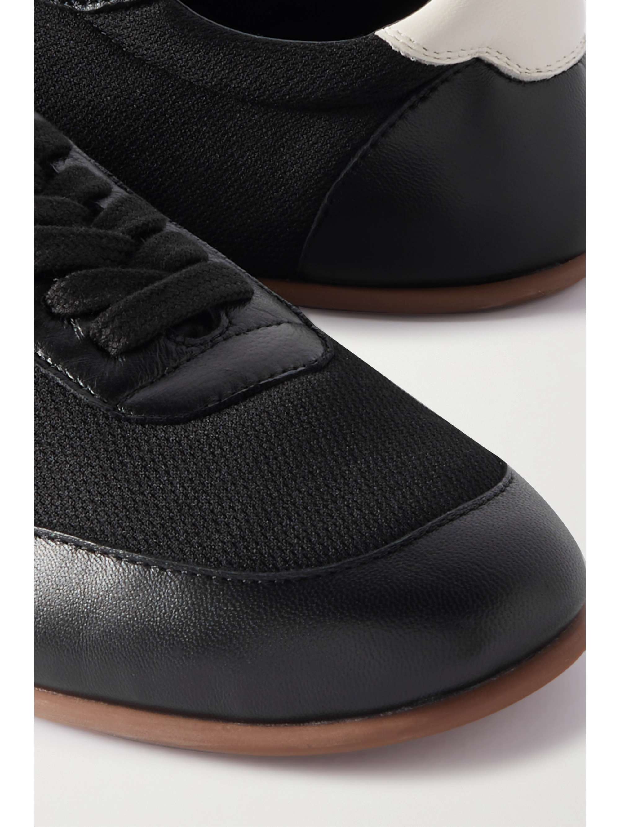 Owen City leather and mesh sneakers