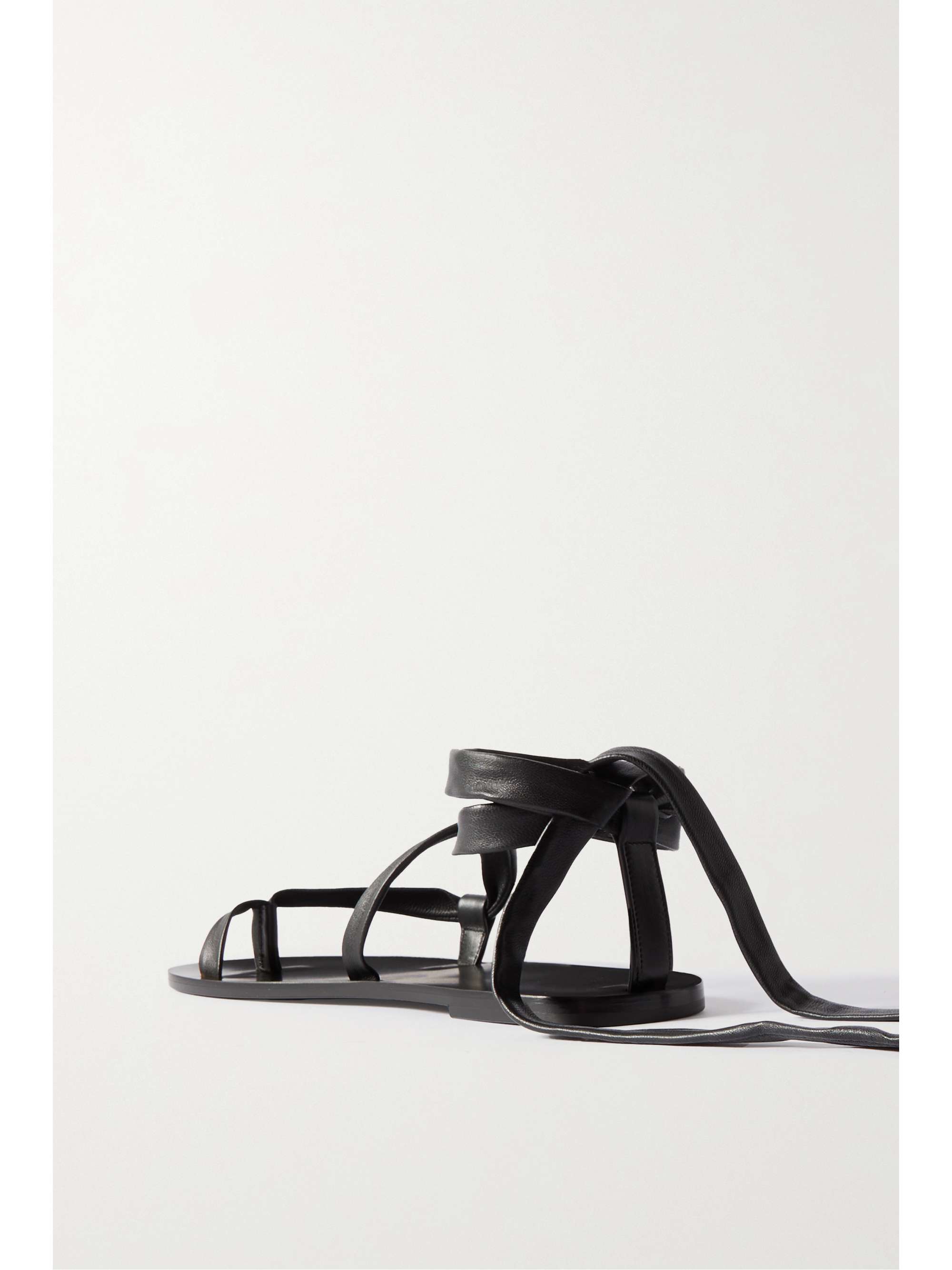 THE ROW Nora lace-up leather sandals