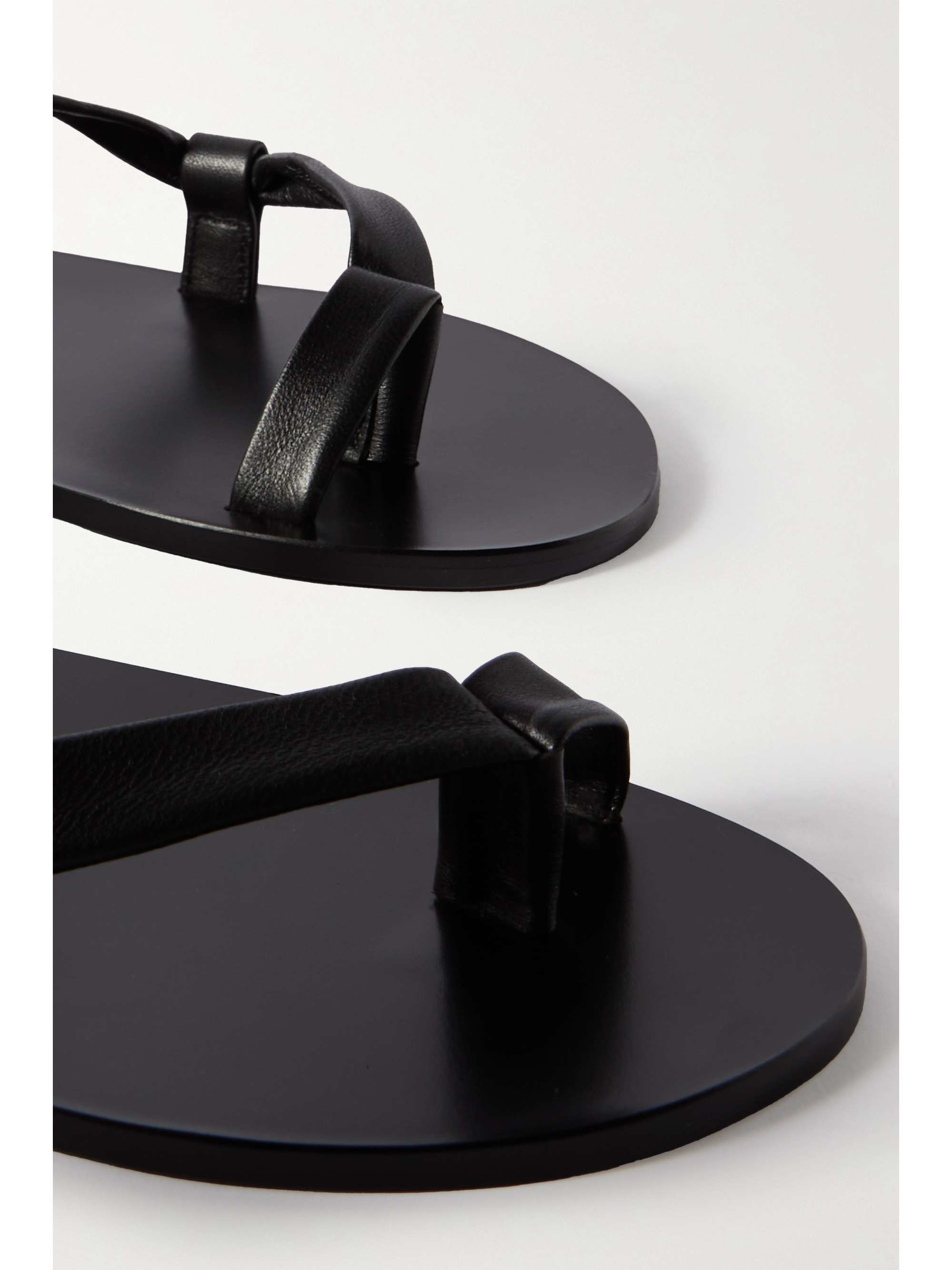 THE ROW Nora lace-up leather sandals
