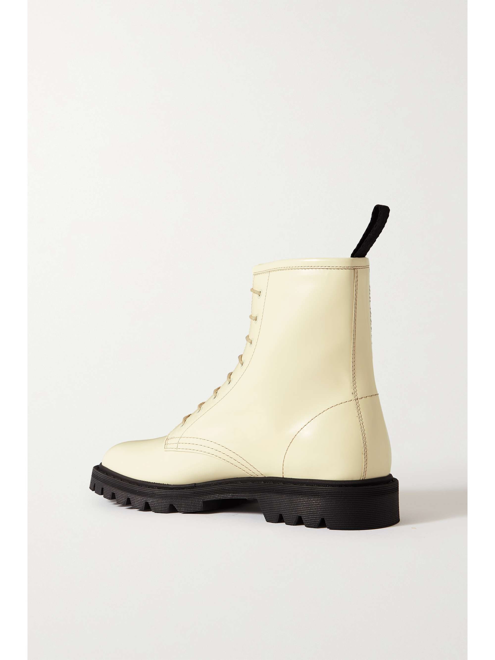 THE ROW Ranger lace-up leather ankle boots