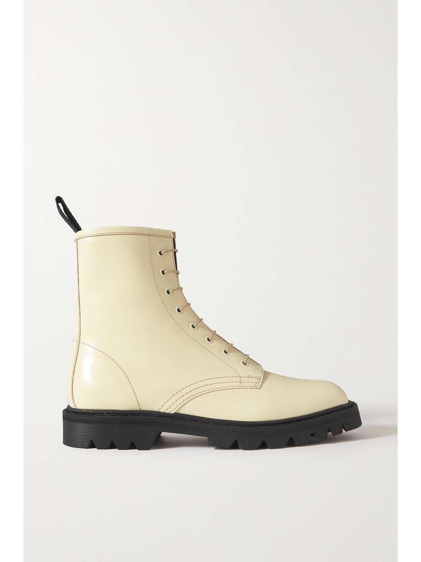The Row — Ranger lace-up leather ankle boots