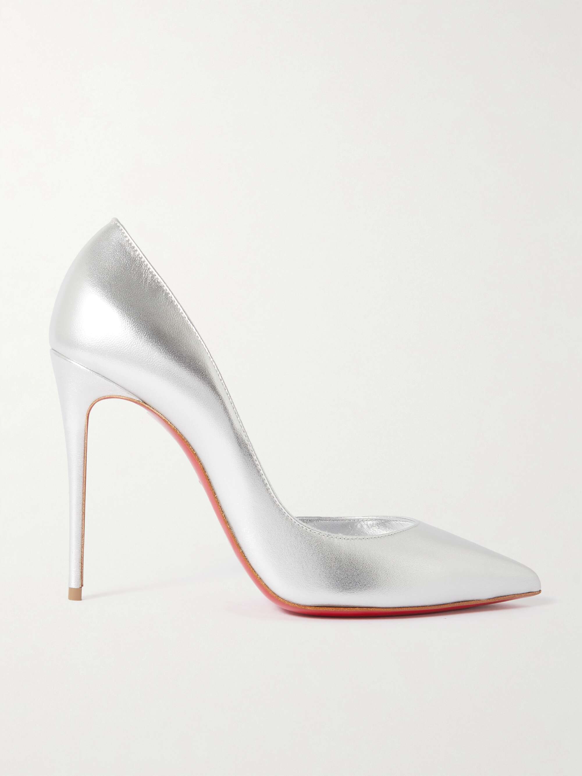 Christian Louboutin Iriza Strass Crystal Pumps in Metallic