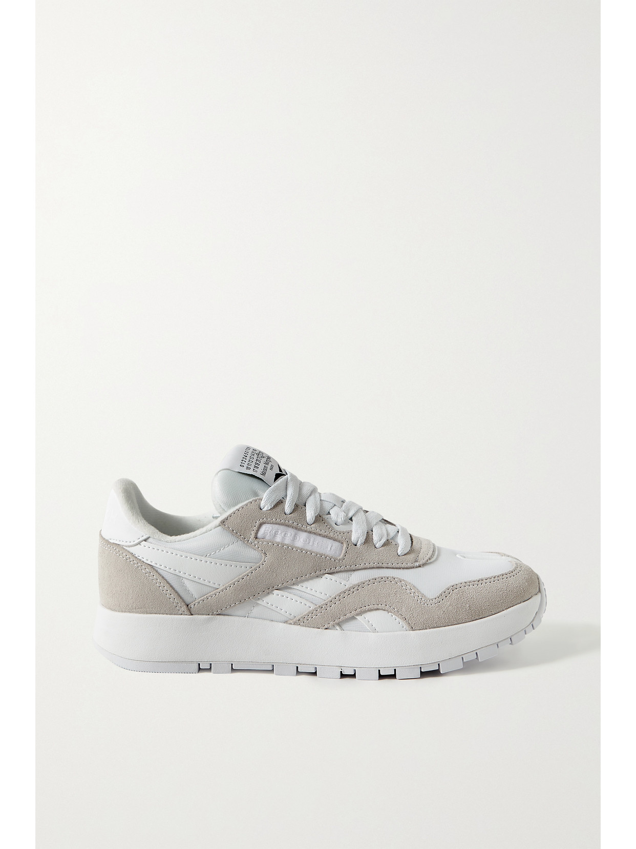 Reebok - + Maison Margiela Project 0 Shell, Suede And Leather Sneakers - White