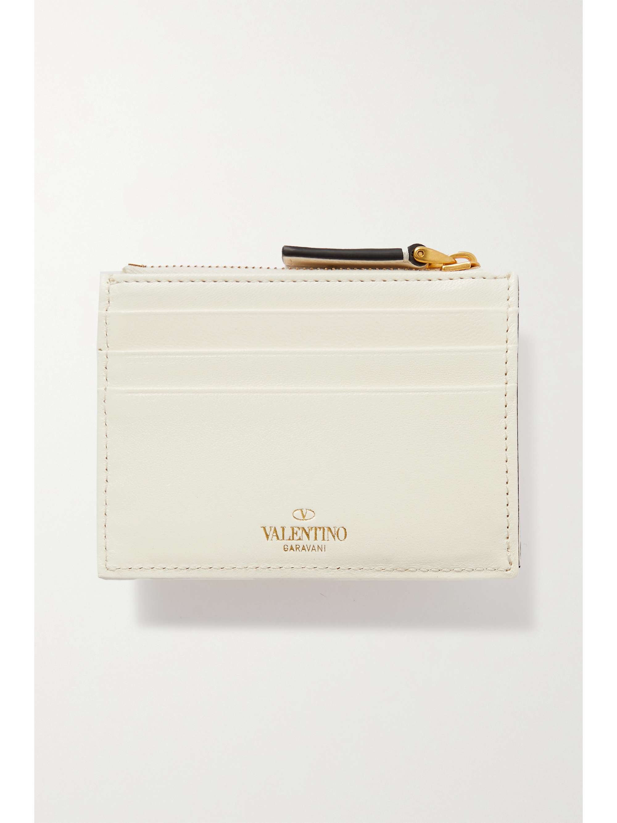 VALENTINO GARAVANI Valentino Garavani Roman Stud leather cardholder