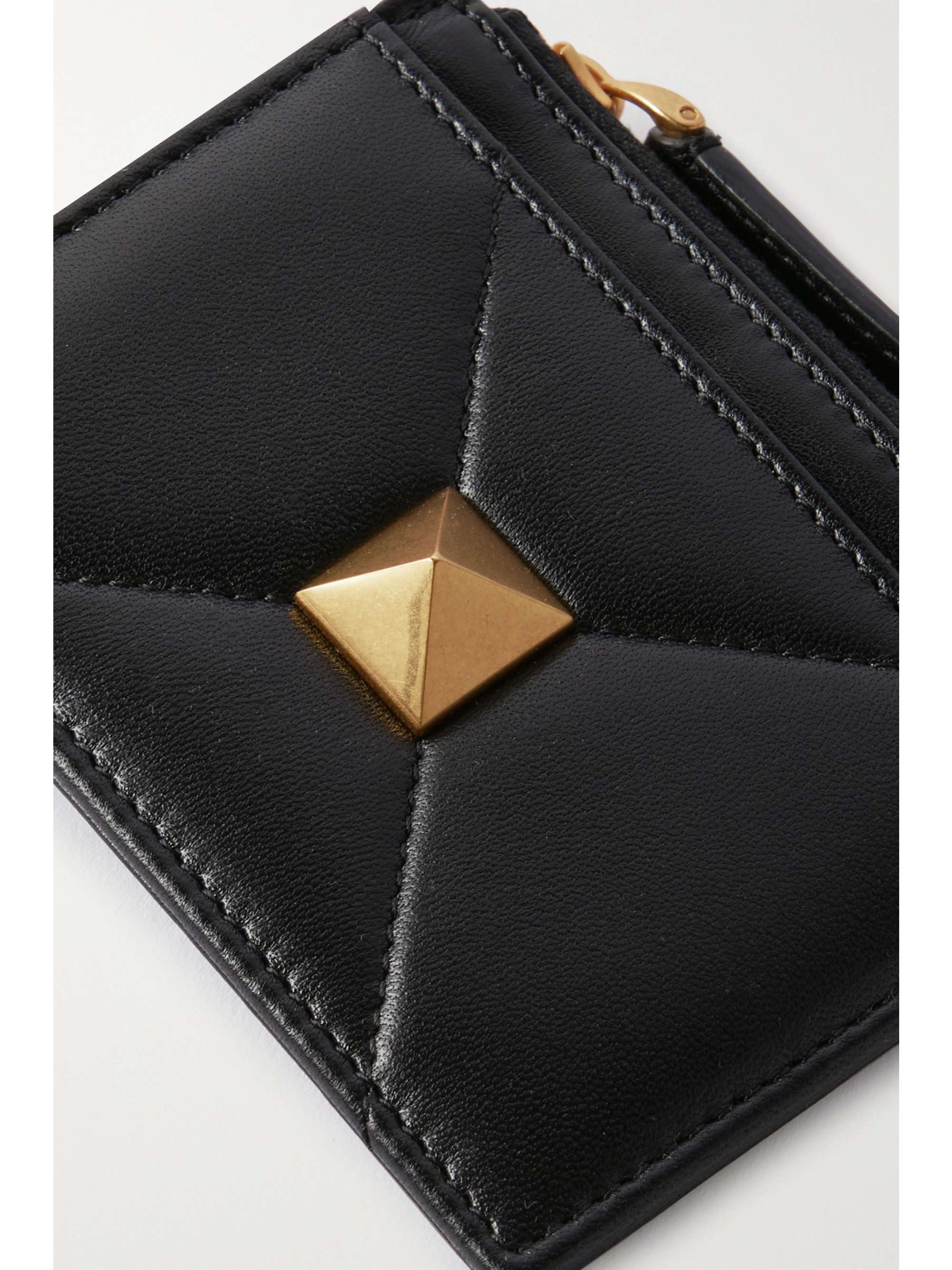 VALENTINO GARAVANI Valentino Garavani Roman Stud leather cardholder