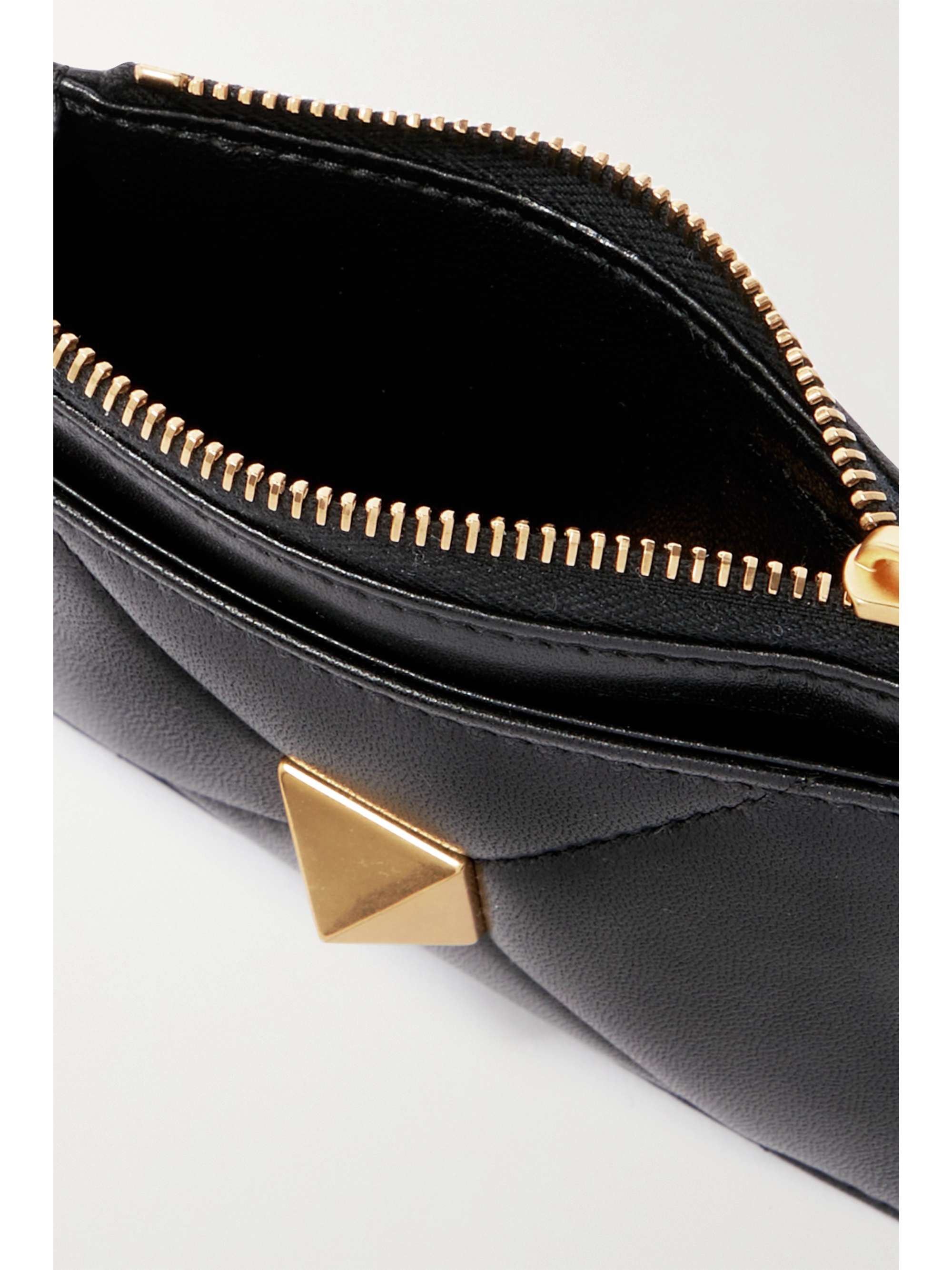 VALENTINO GARAVANI Valentino Garavani Roman Stud leather cardholder