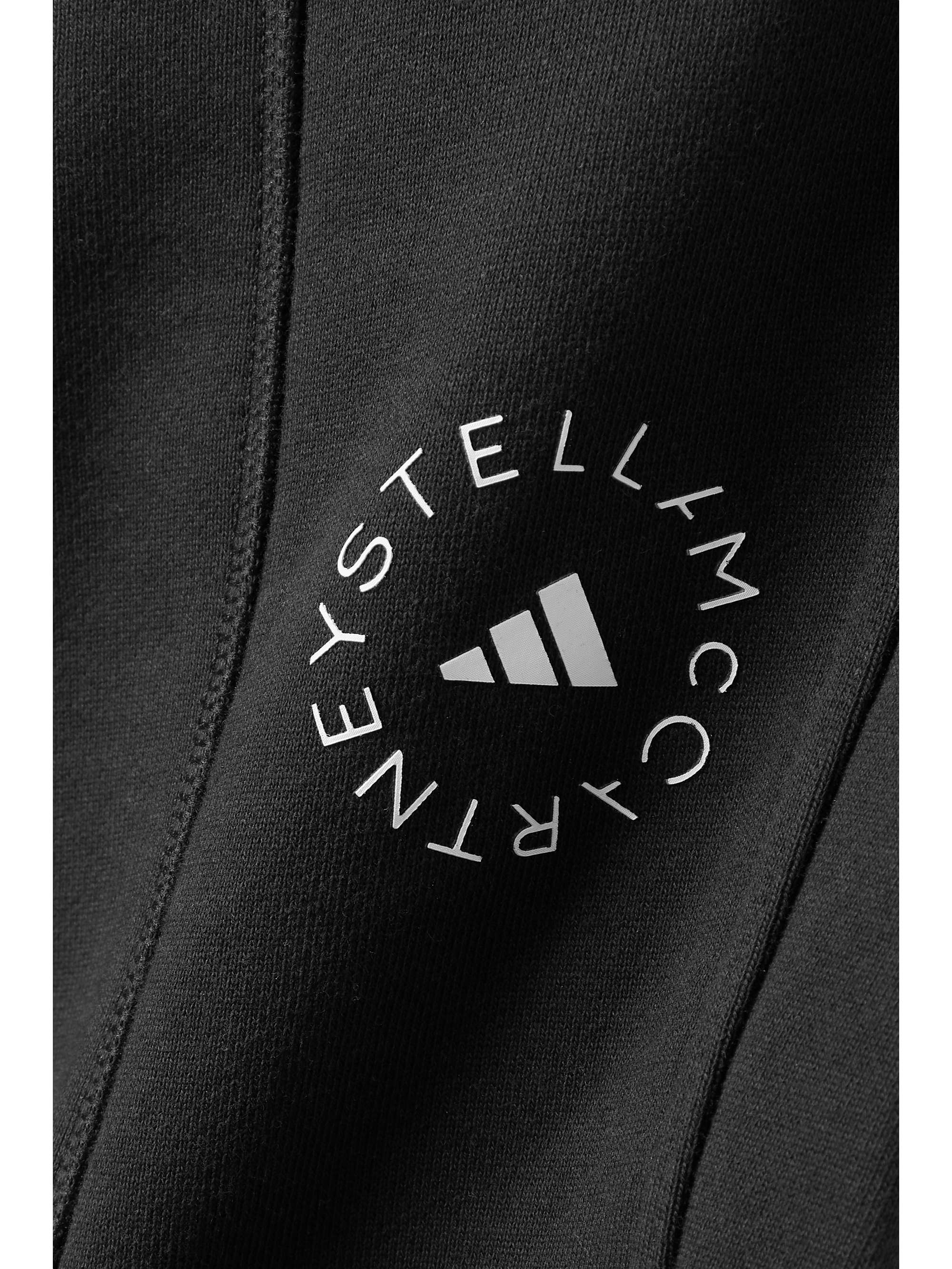 ADIDAS BY STELLA MCCARTNEY Printed organic cotton-jersey track pants