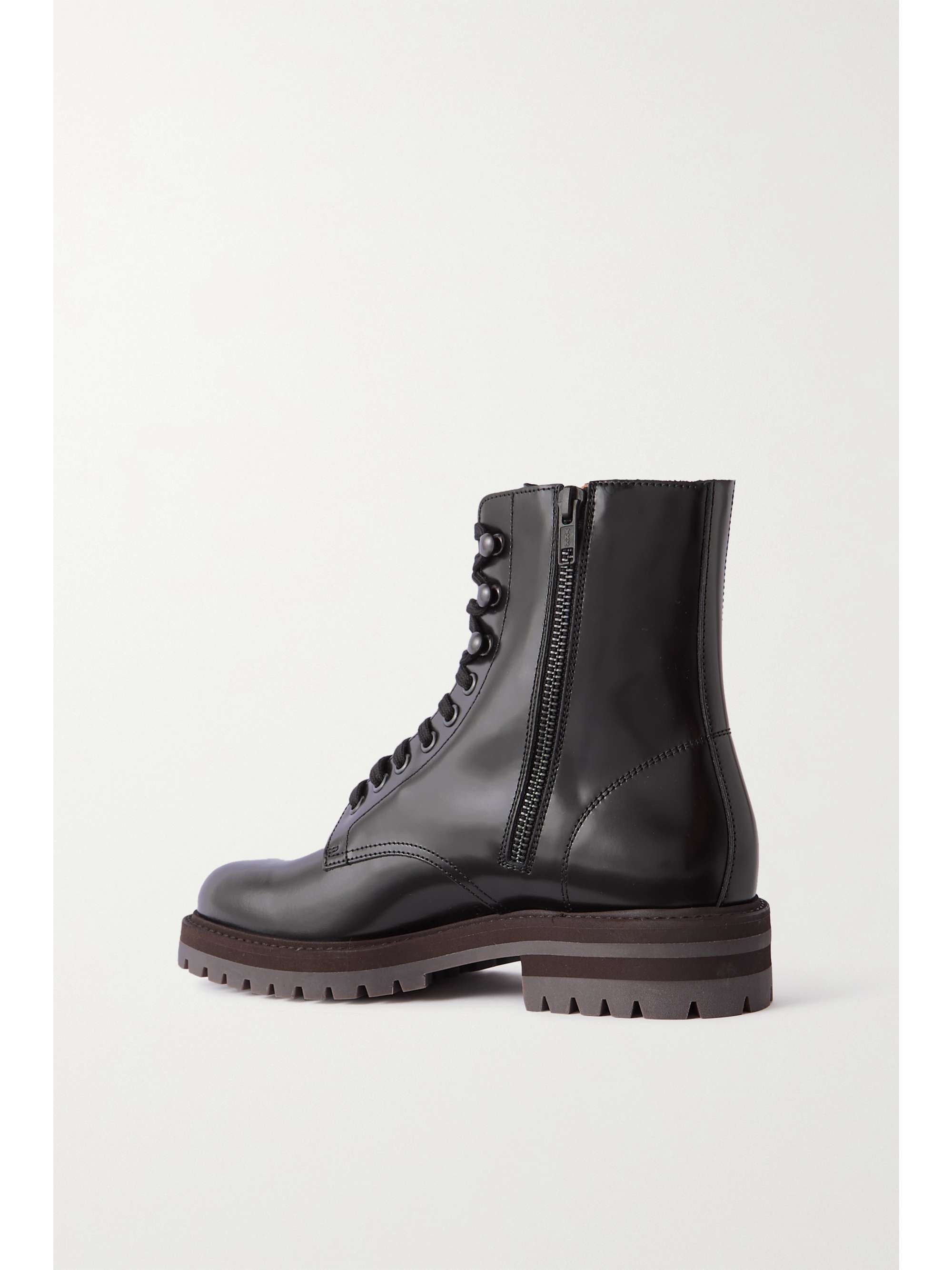 COMMON PROJECTS Leather combat boots NET A PORTER