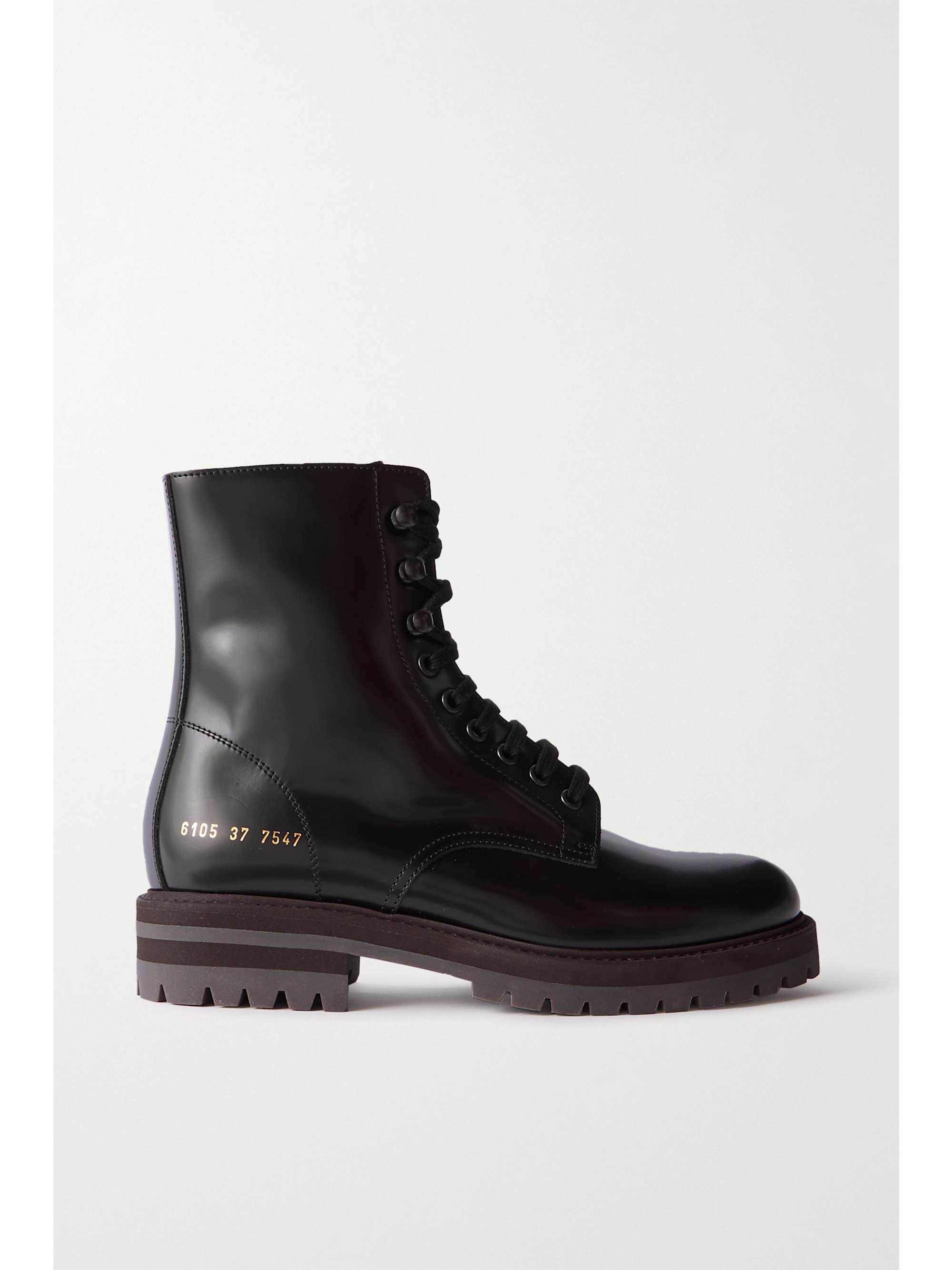 【新品未使用】 COMMON PROJECTS コモンプロジェクト コンバットブーツ レザーシューズ COMBAT BOOTS 2376 【39（約24.0cm）/BLACK】