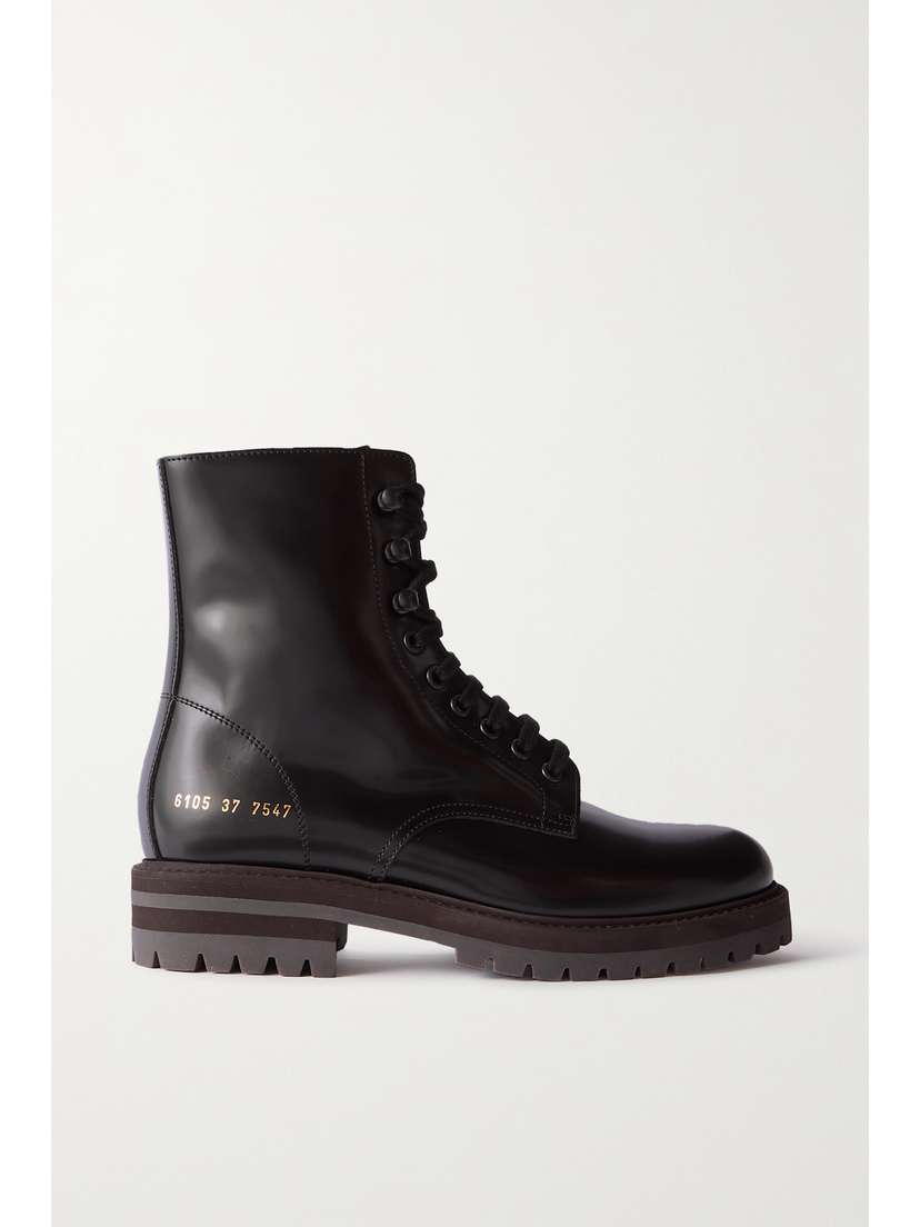Common Projects Leather Combat Boots