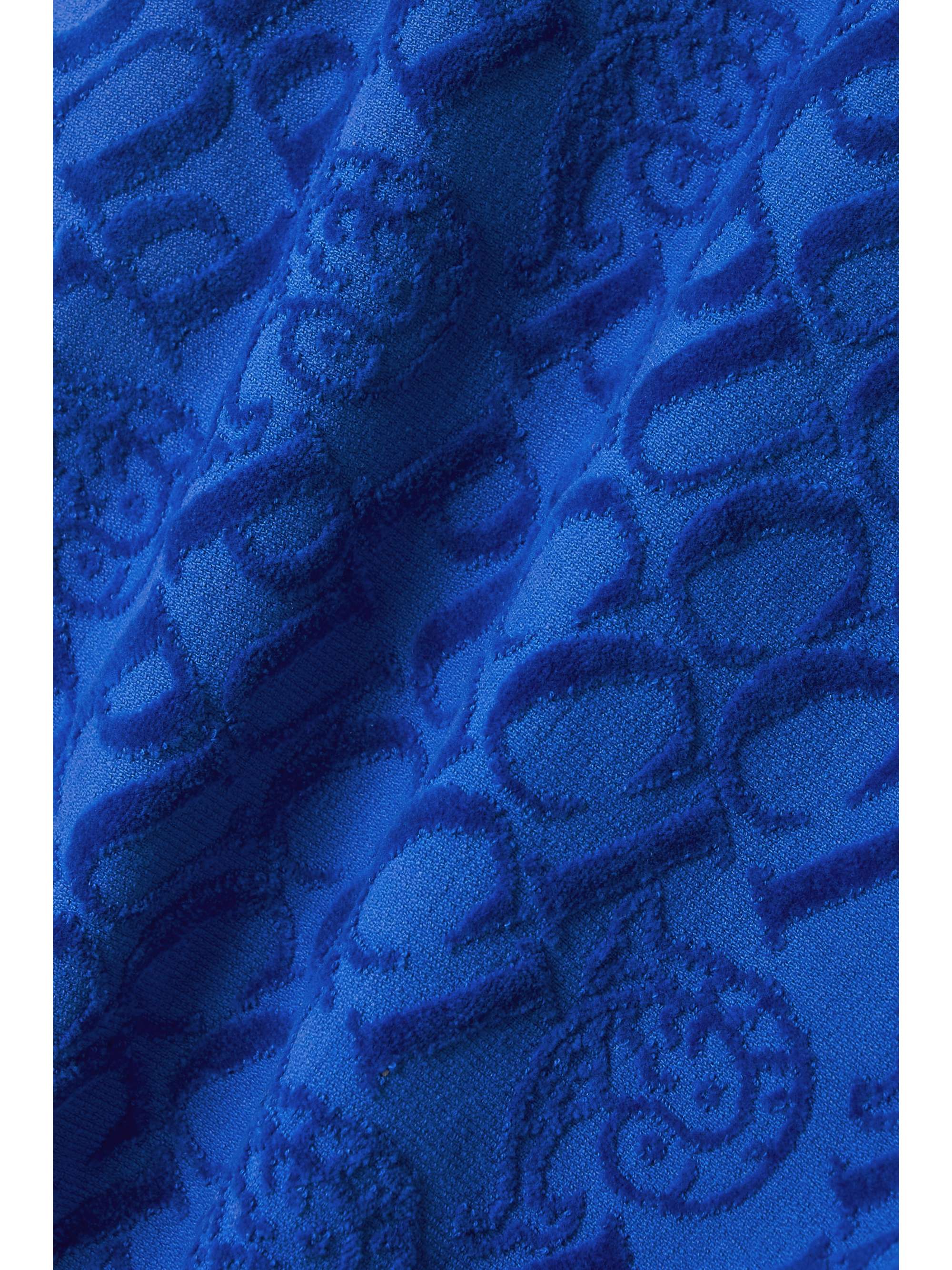 PUCCI Sweatshirt aus Seiden-Twill und Baumwollfrottee mit Jacquard-Muster