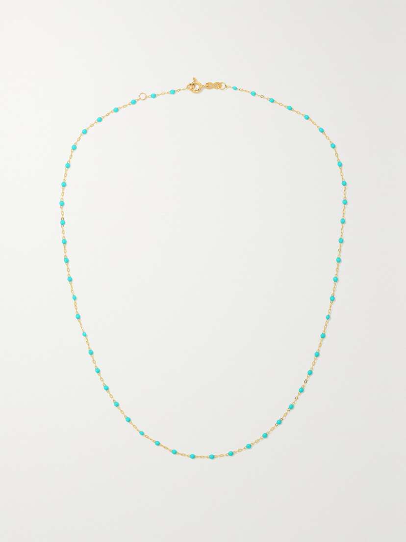 Gigi Clozeau Classic Gigi 18-karat Gold And Resin Necklace