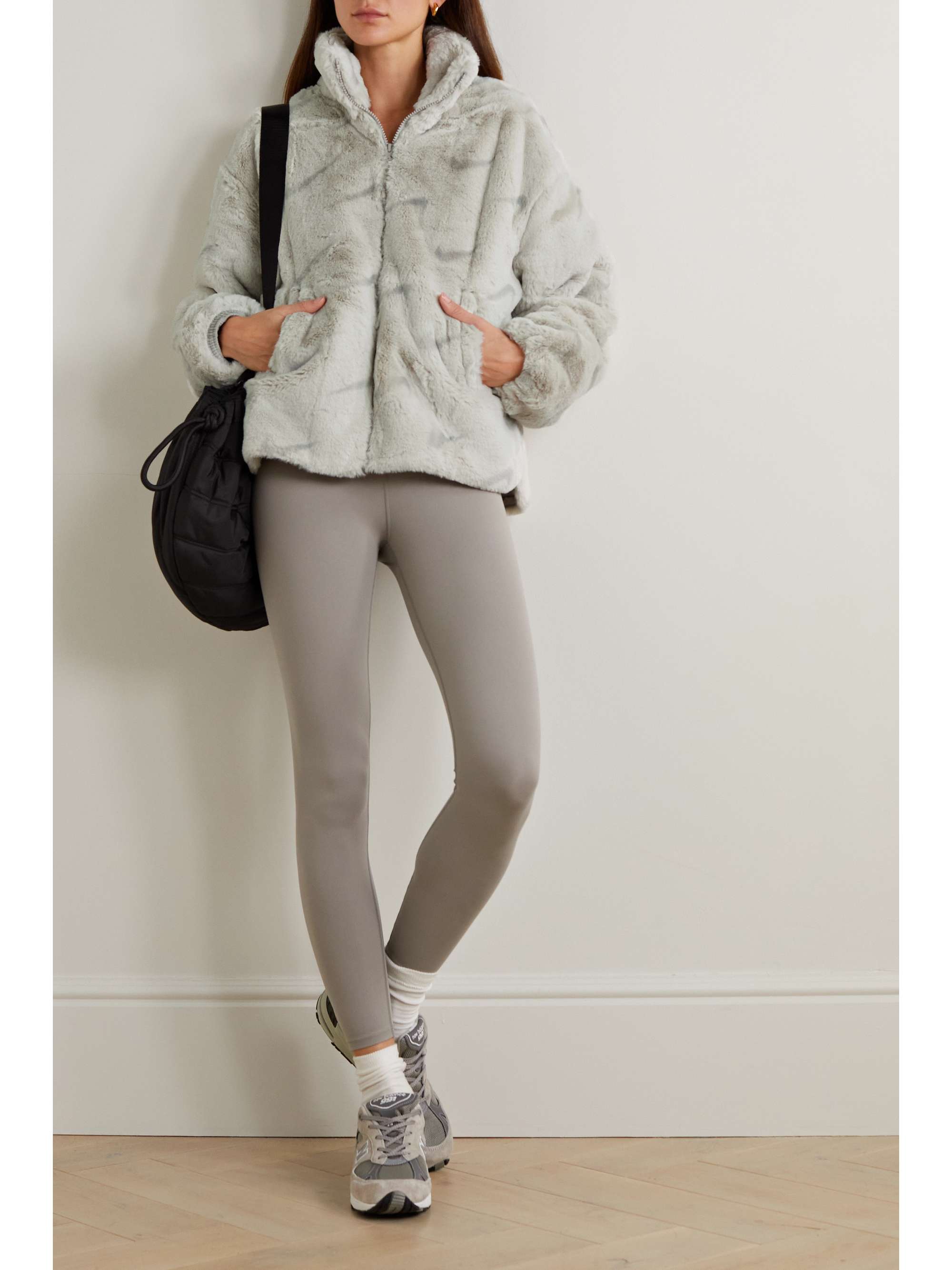 NIKE Printed faux fur jacket | NET-A-PORTER