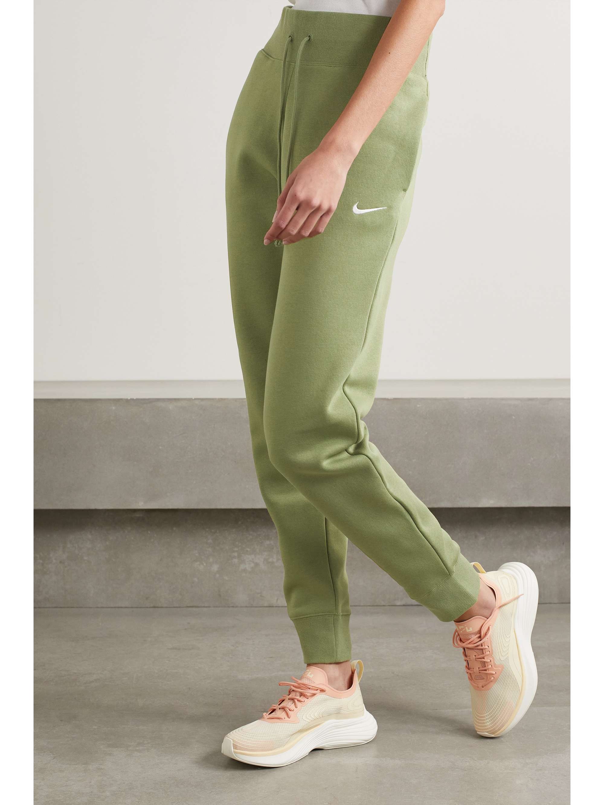 NIKE Phoenix cotton-blend jersey track pants