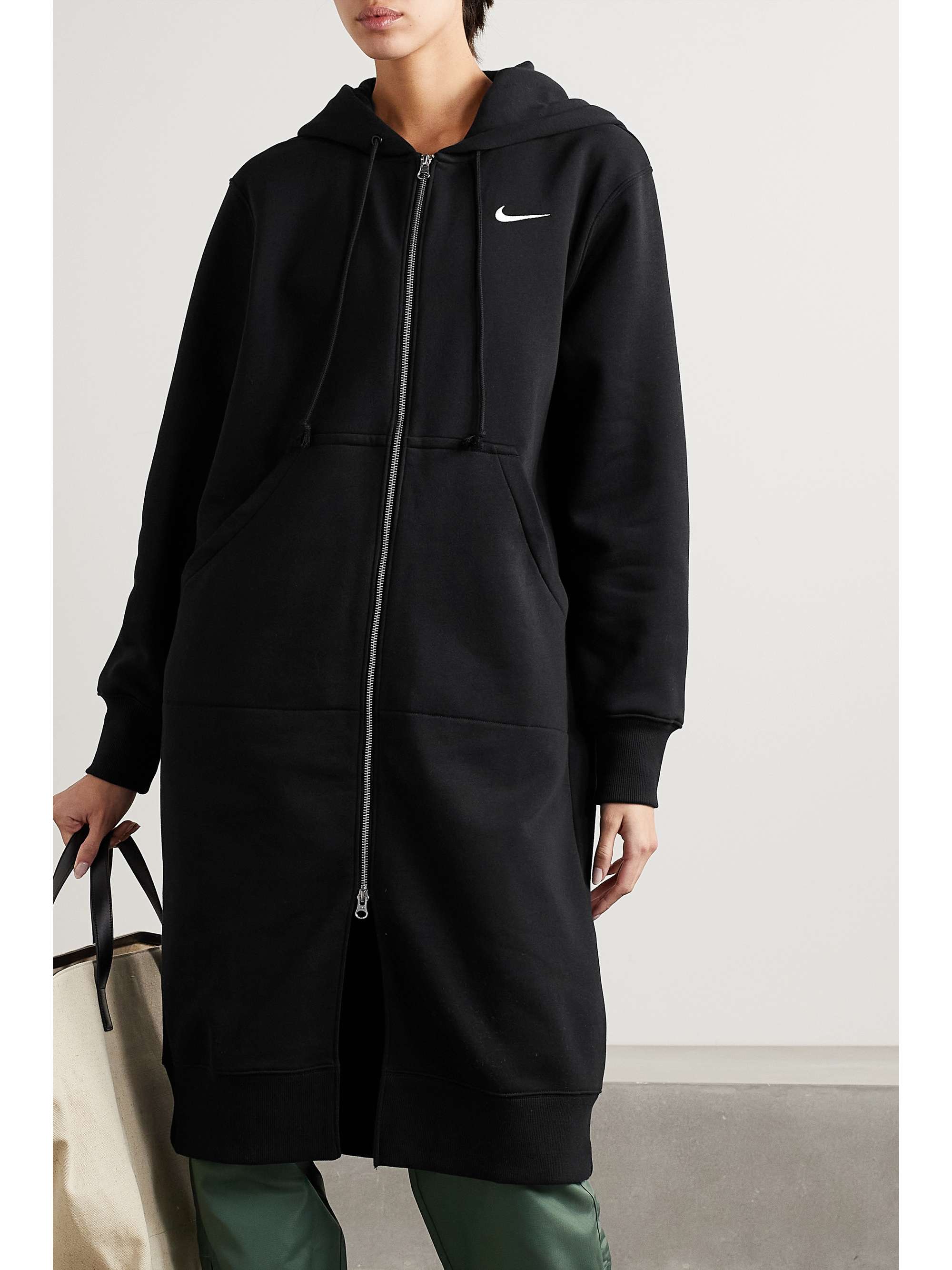 NIKE Phoenix cotton-blend jersey hoodie