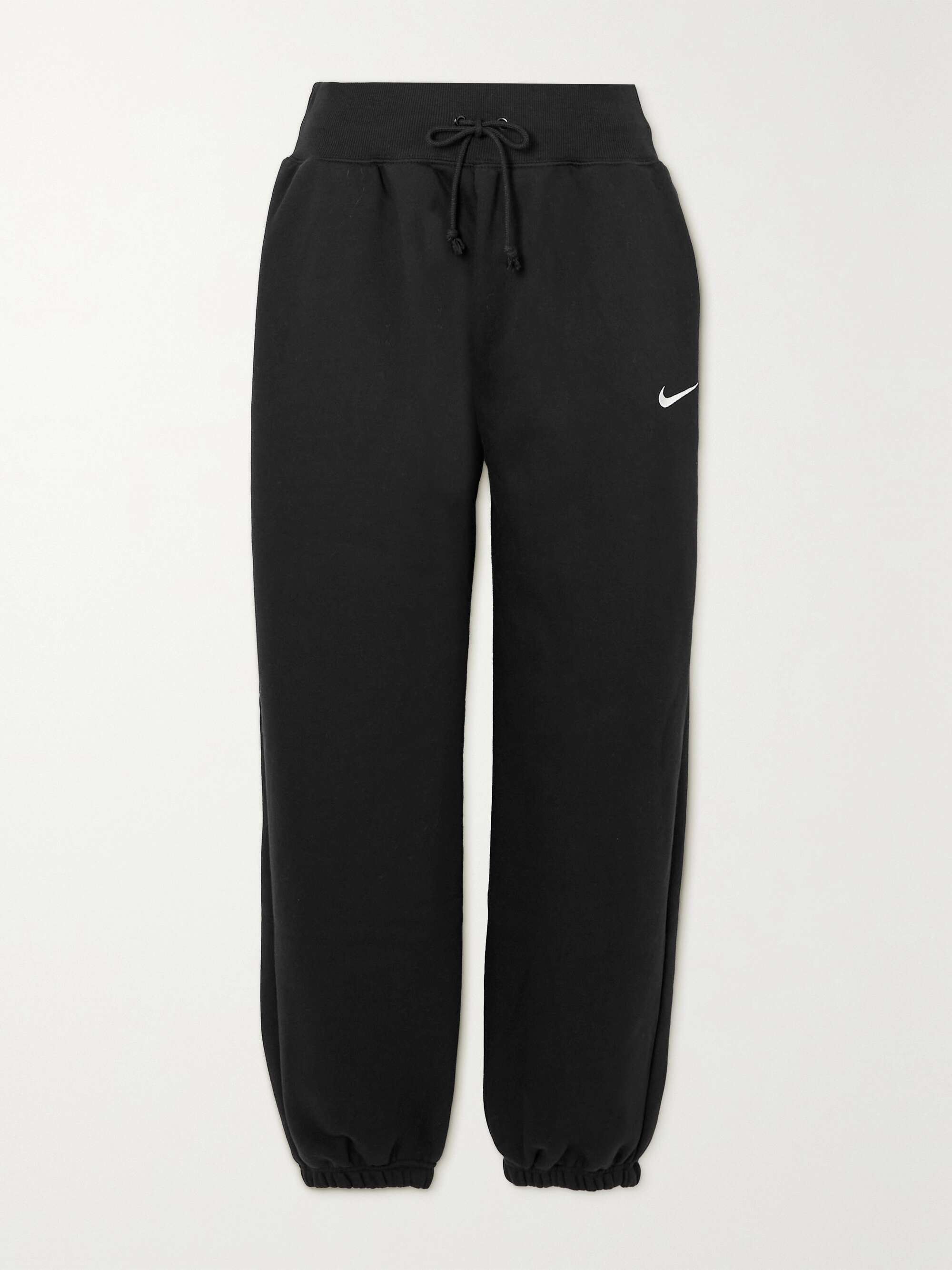 NIKE Cottonblend jersey track pants NETAPORTER