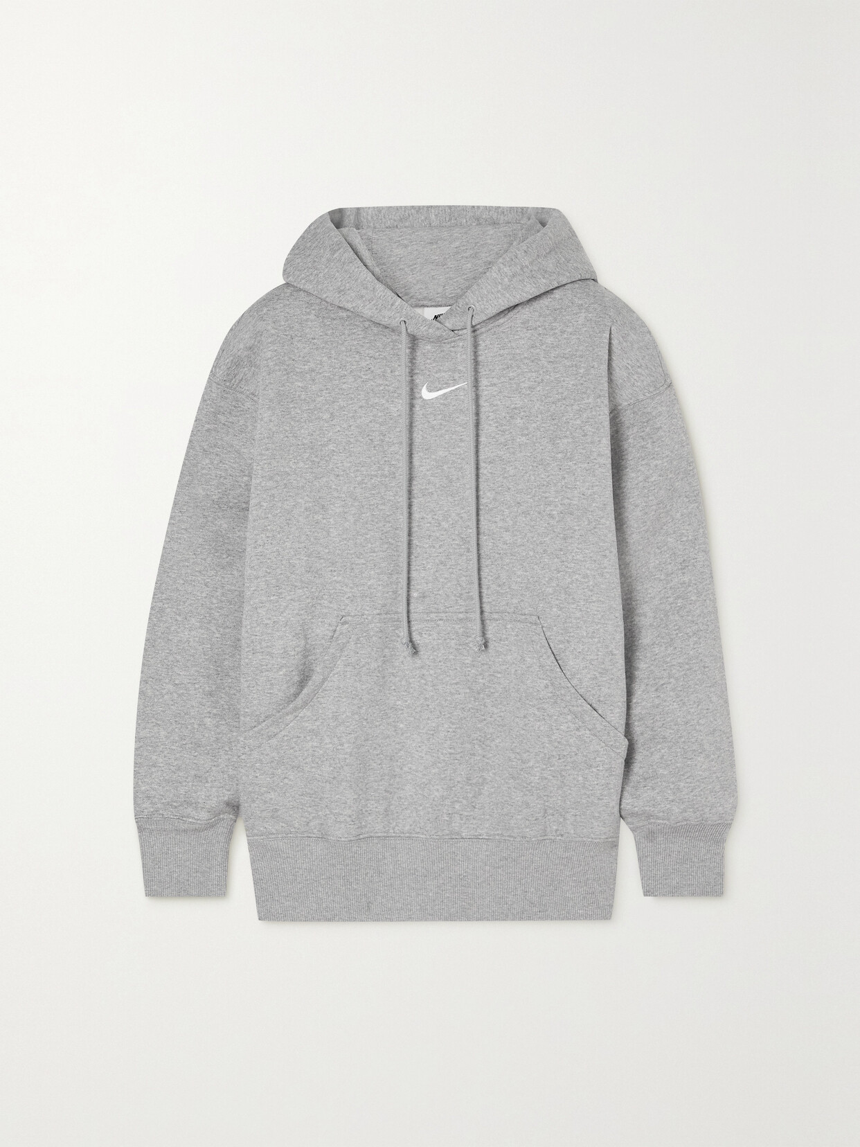 Nike - Phoenix Mélange Cotton-blend Jersey Hoodie - Gray