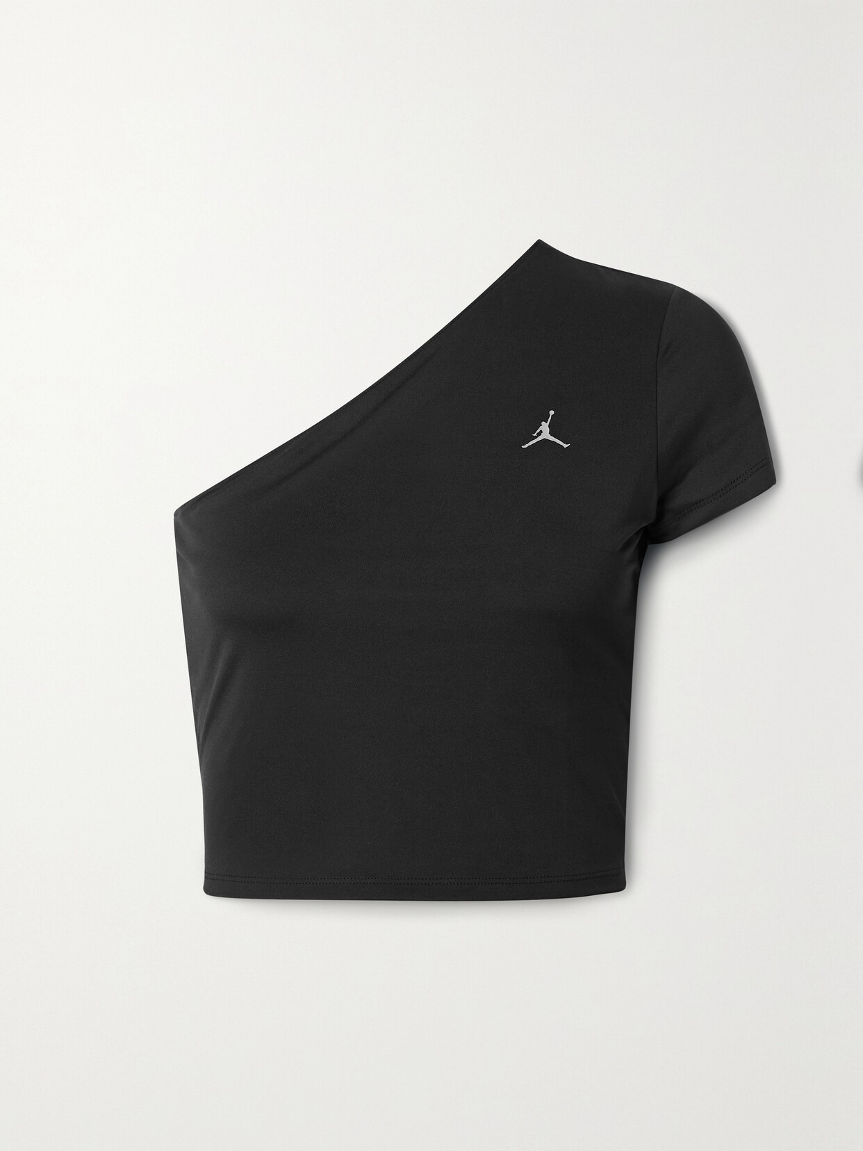 Nike - Jordan Sport Cropped One-sleeve Dri-fit Top - Black