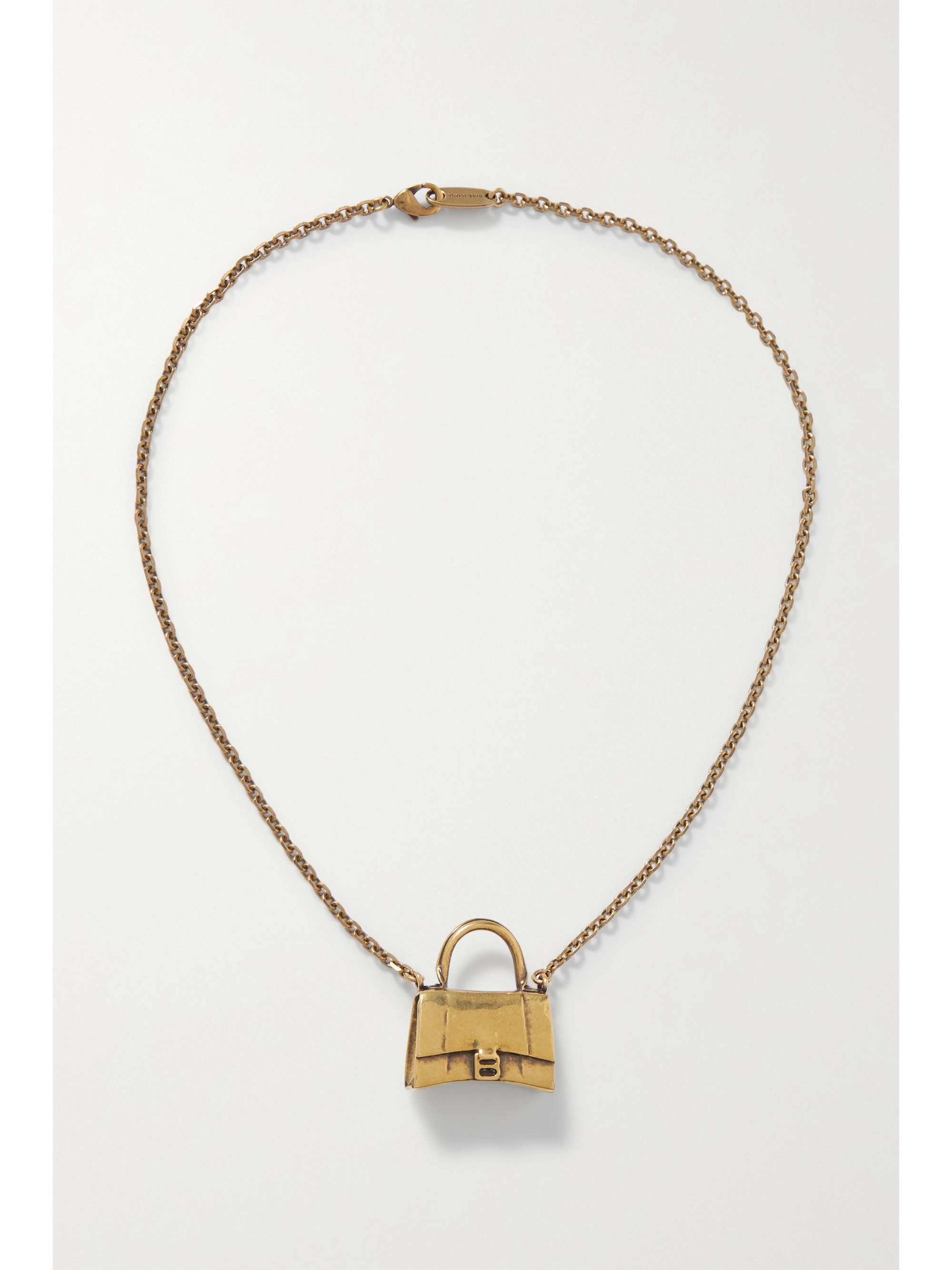 Balenciaga on sale padlock necklace