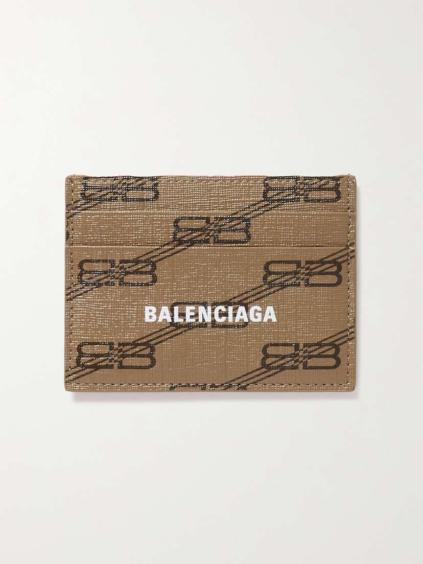 Balenciaga Printed Coated-canvas Cardholder