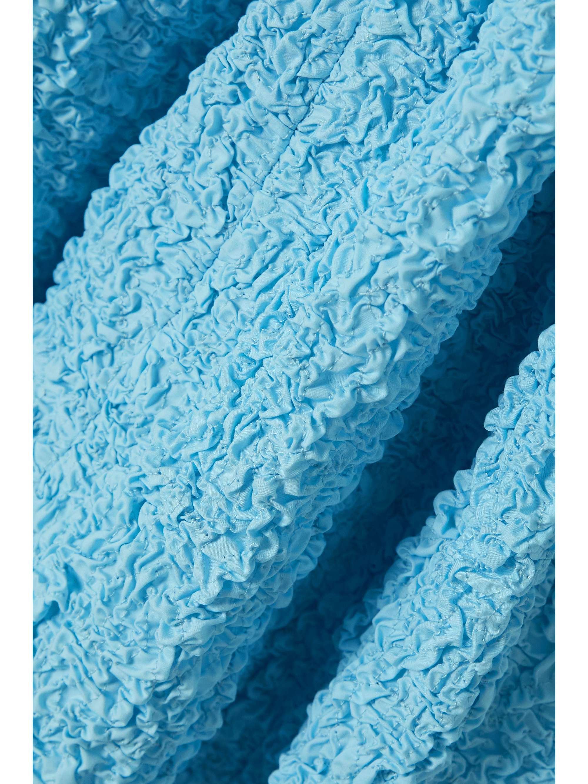 CECILIE BAHNSEN Uma popcorn stretchcotton mini dress NETAPORTER