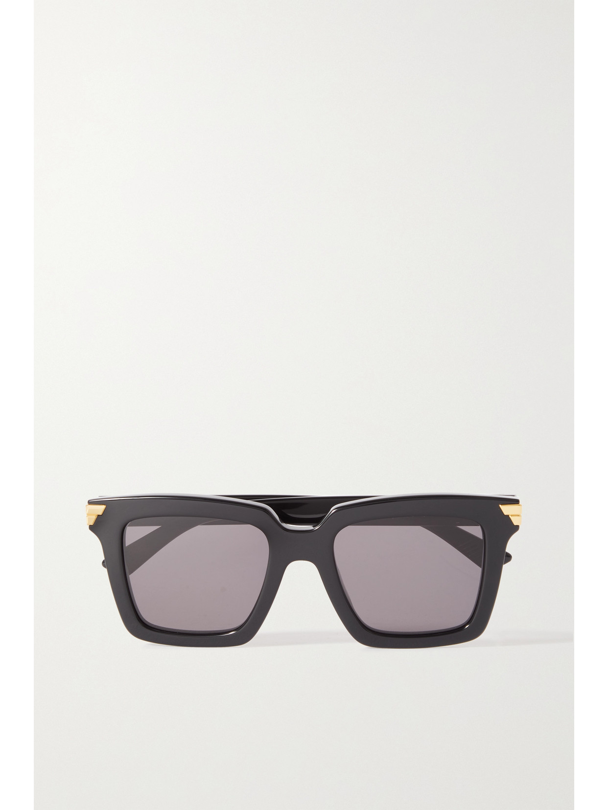 Bottega Veneta Kids' Oversized Square-frame Acetate Sunglasses In Black