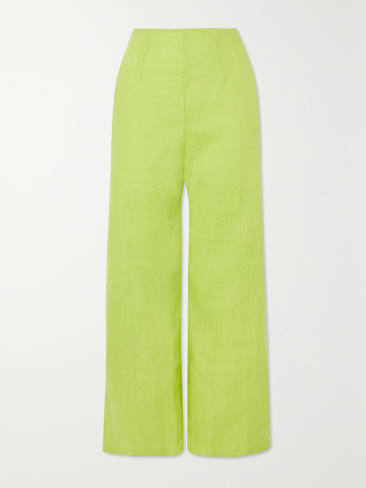 Faithfull The Brand - + Net Sustain Ottavio Linen Wide-leg Pants - Green