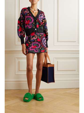 Cardigan | Farm Rio | NET-A-PORTER