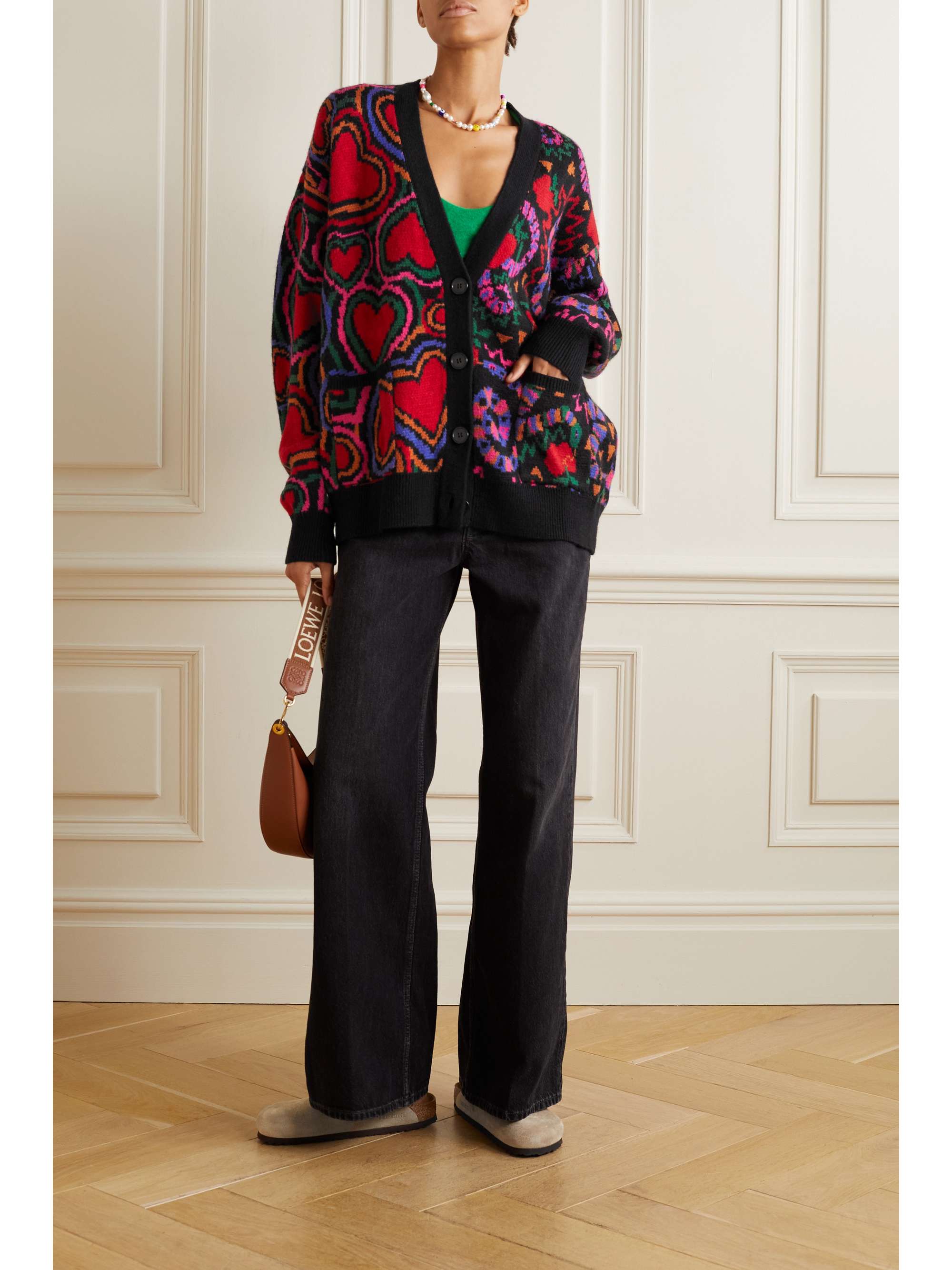FARM RIO Jacquard-knit cardigan | NET-A-PORTER