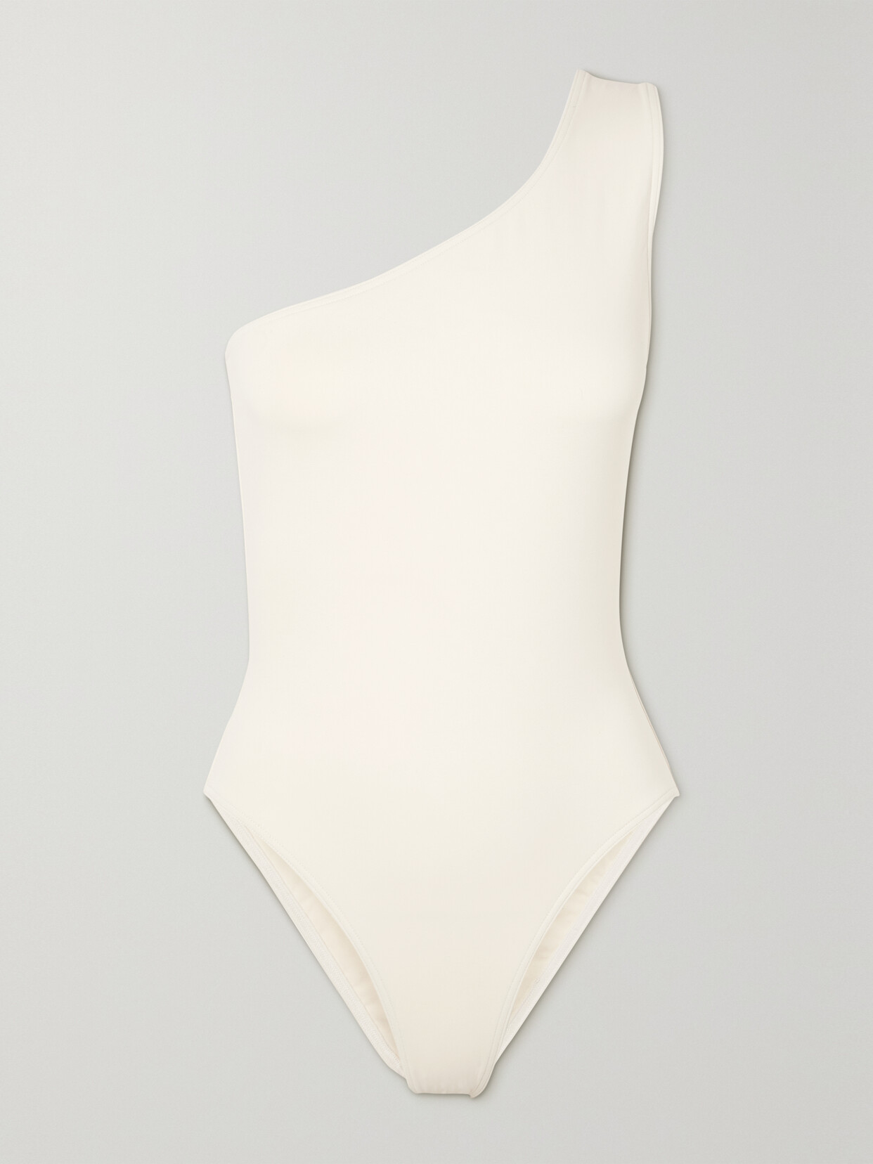 Eres - Les Essentiels Effigie One-shoulder Swimsuit - Off-white