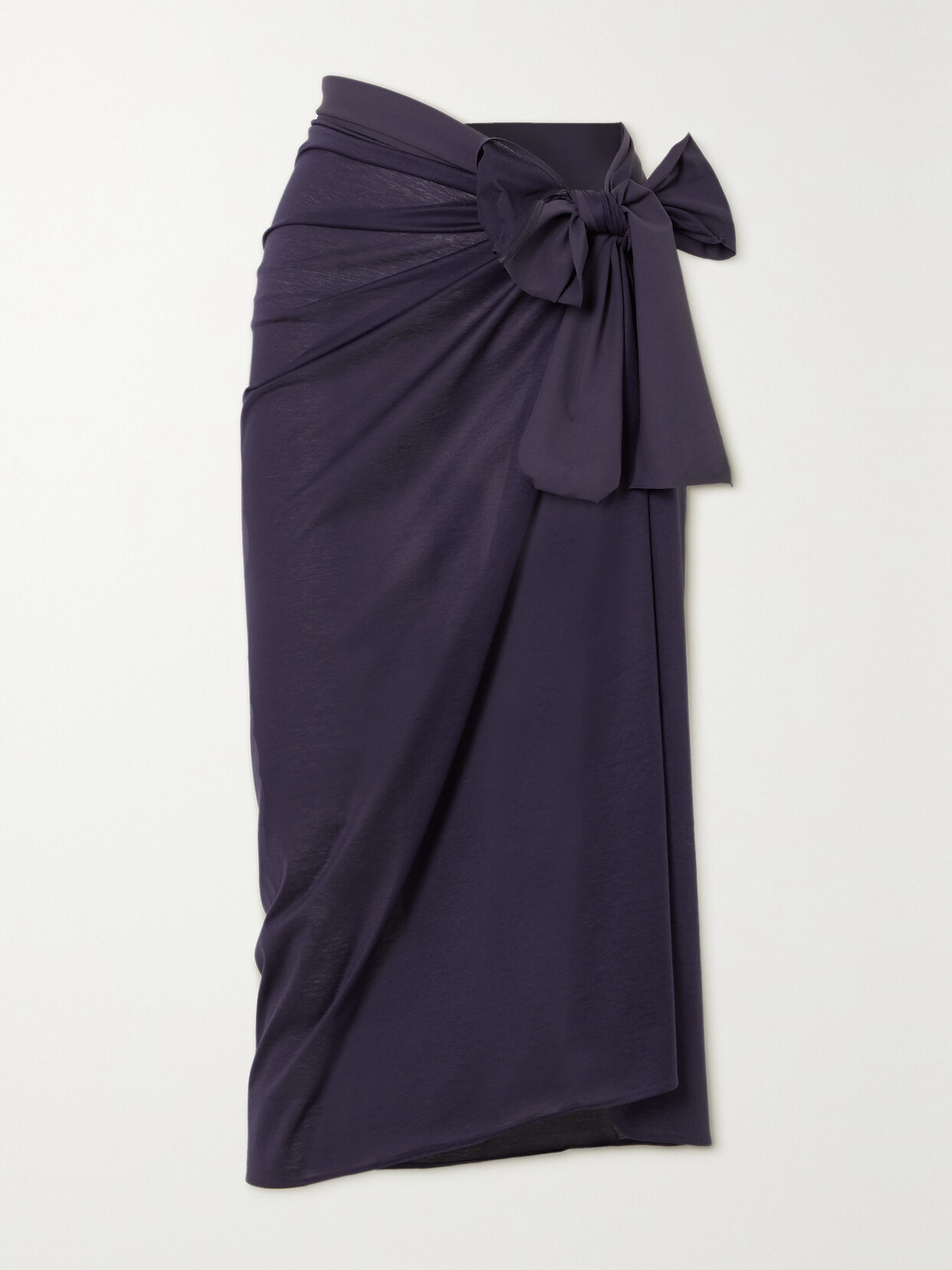 Eres Zephyr Péplum Cotton-jersey Pareo