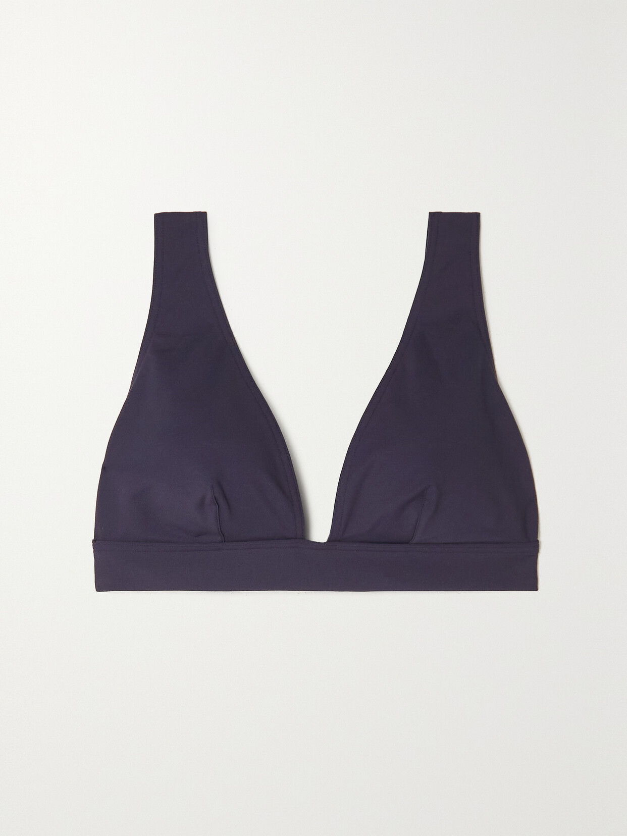 Eres Les Essentiels Chrome Triangle Bikini Top In Blue