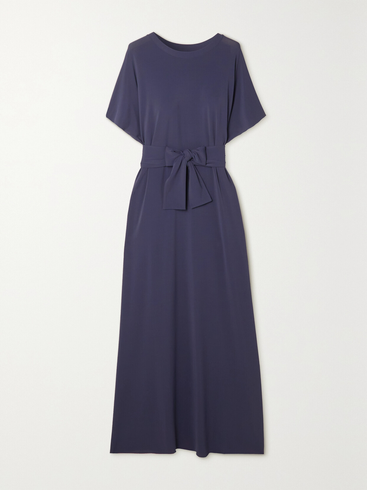 Eres Lana Belted Stretch-jersey Maxi Dress - Blue