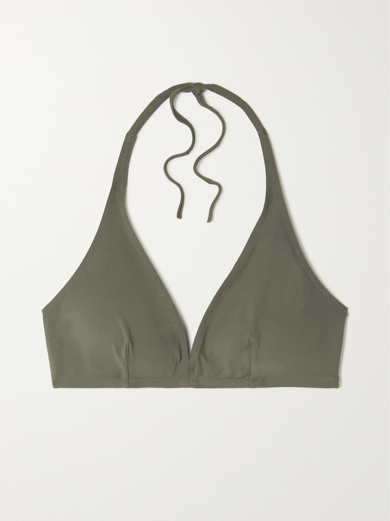 Eres Les Essentiels Gang Triangle Bikini Top - Green