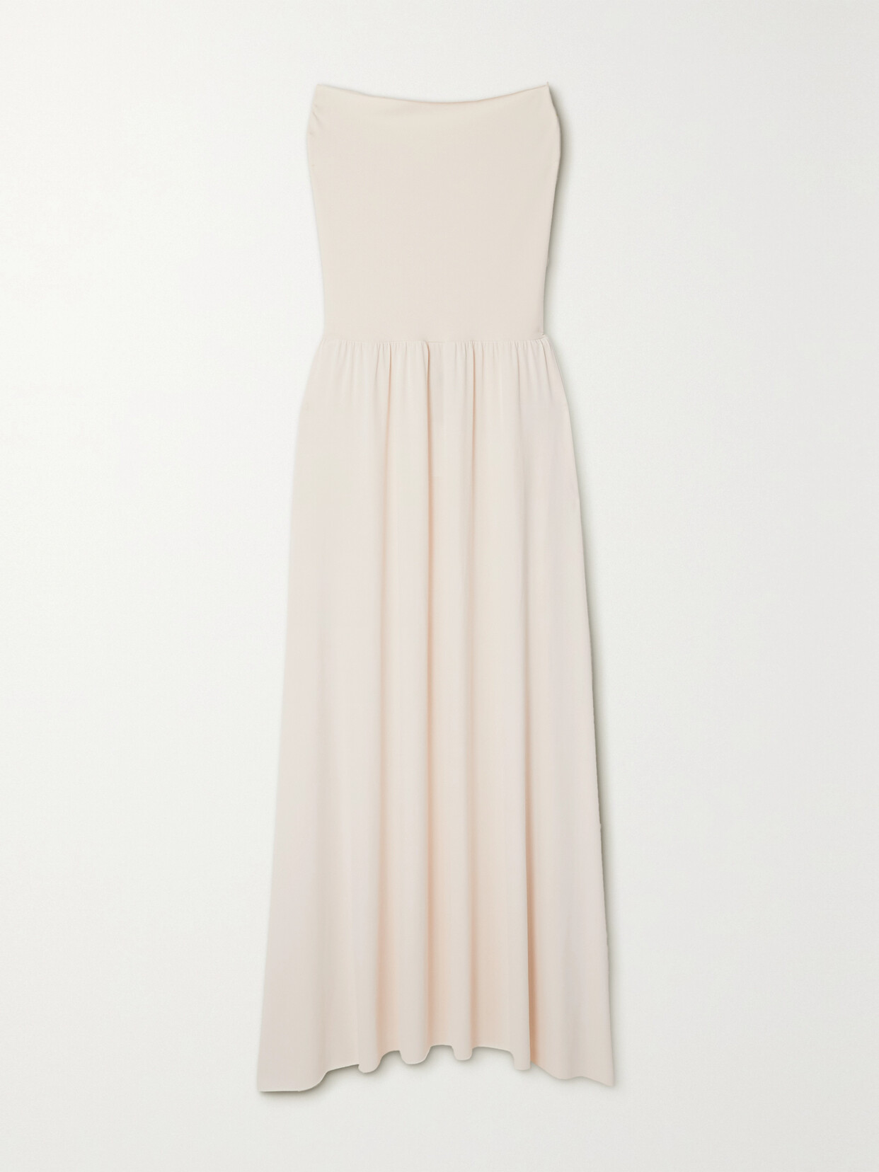 Eres Oda Strapless Stretch-jersey Maxi Dress - Off-white