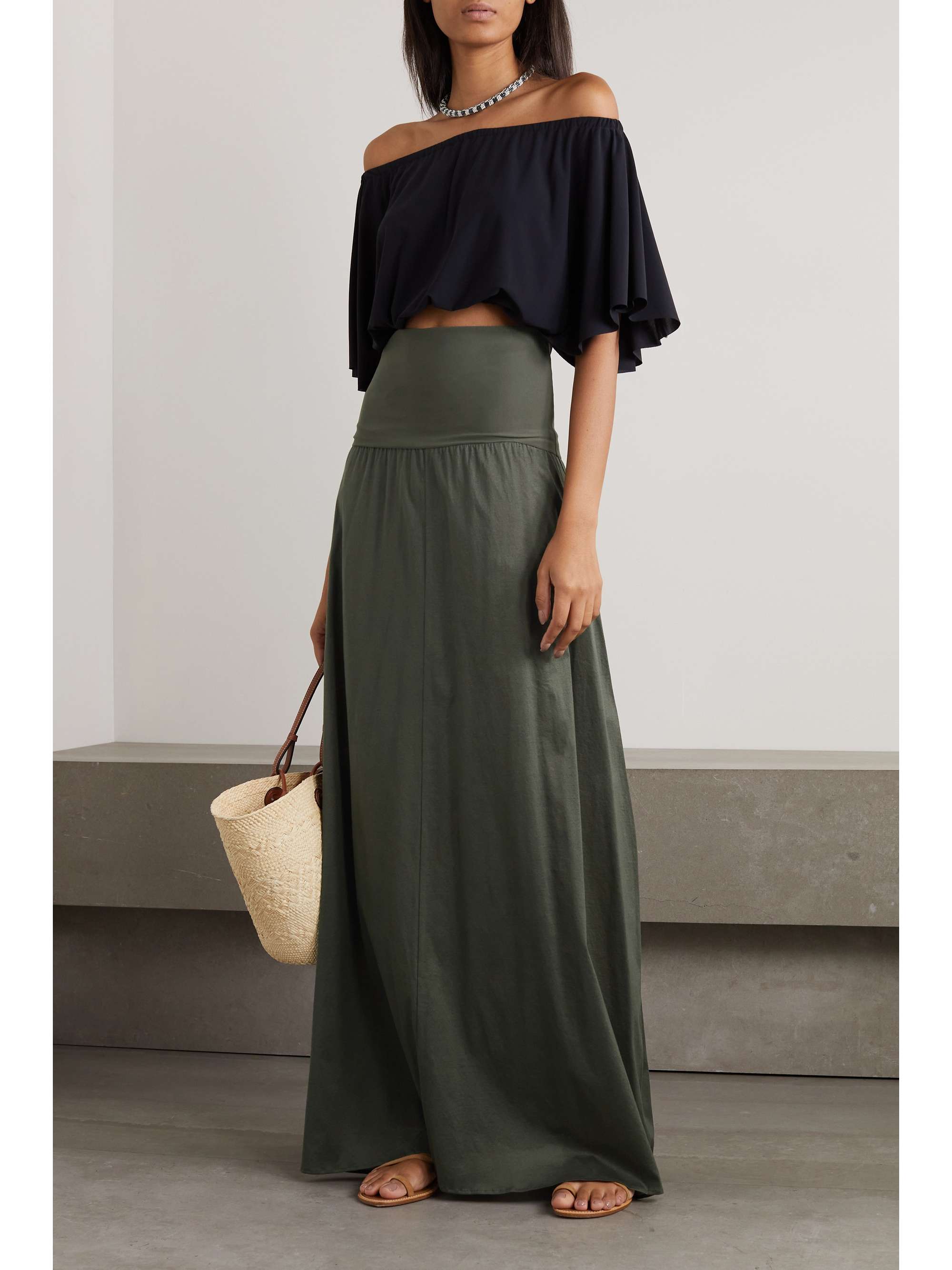 ERES Zephyr Ankara cotton-jersey maxi dress