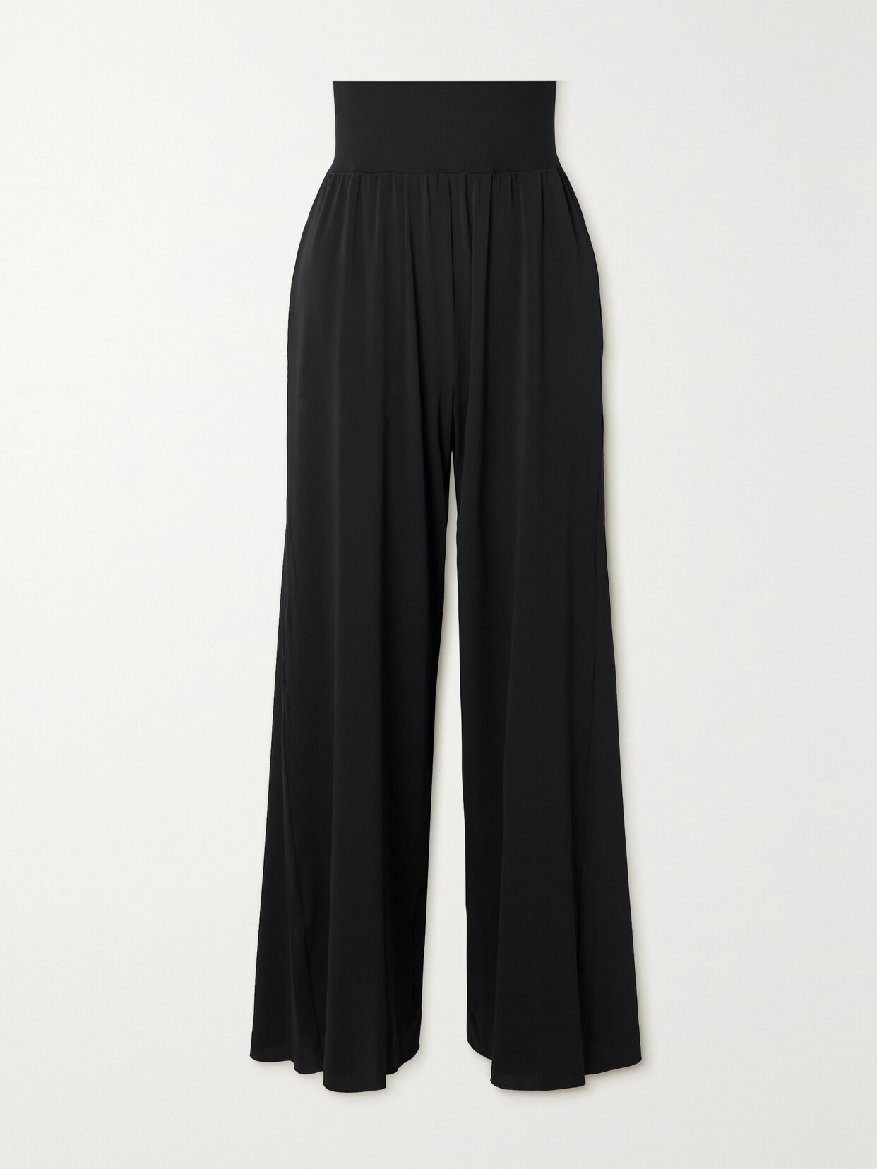 Eres - Dao Stretch-jersey Wide-leg Pants - Black