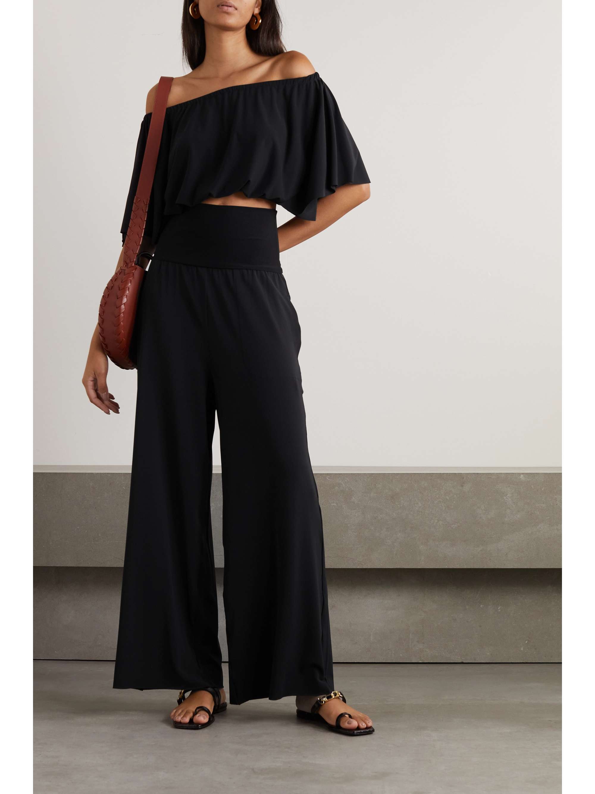 ERES Dao stretch-jersey wide-leg pants | NET-A-PORTER