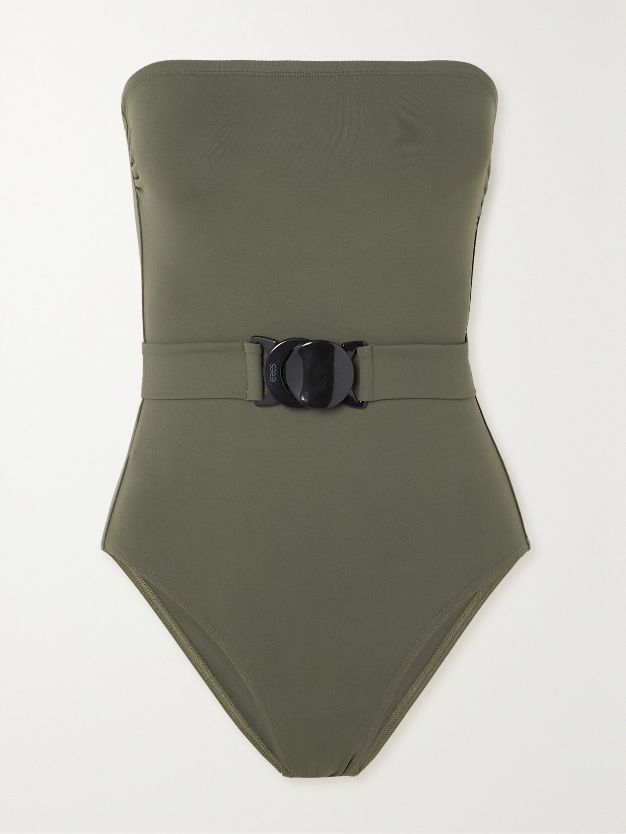 Eres - Nuit Strapless Belted Swimsuit - Green