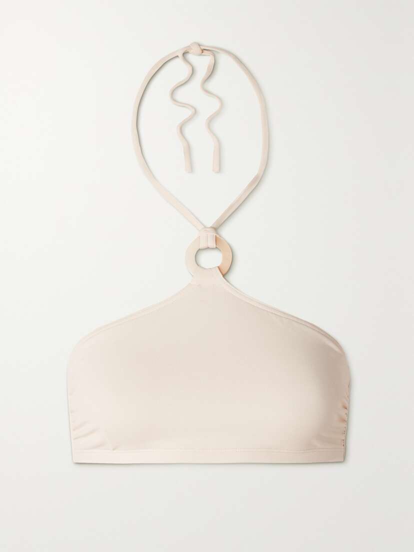 Eres Pleine Lune Galaxie Embellished Halterneck Bikini Top