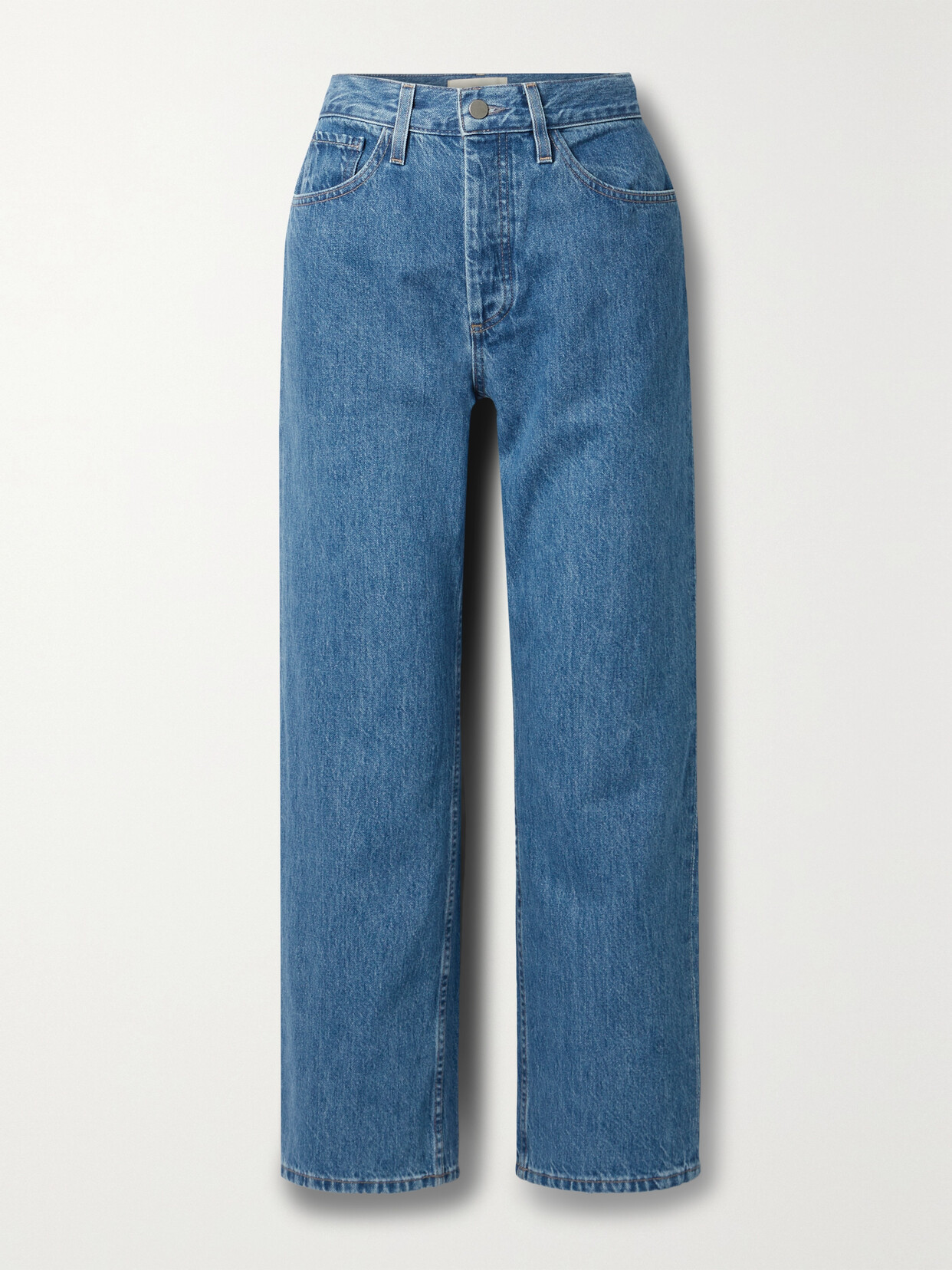 Mara Hoffman - + Net Sustain Georgina Organic High-rise Straight-leg Jeans - Blue