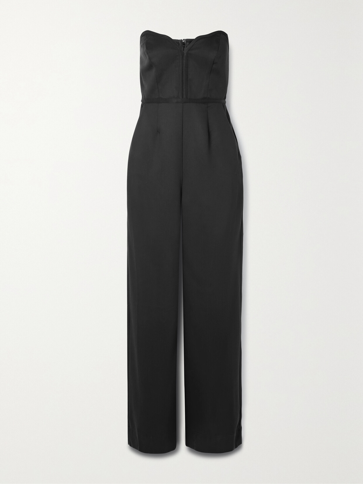 Mara Hoffman - + Net Sustain Clara Strapless Tencel Lyocell-twill Jumpsuit - Black