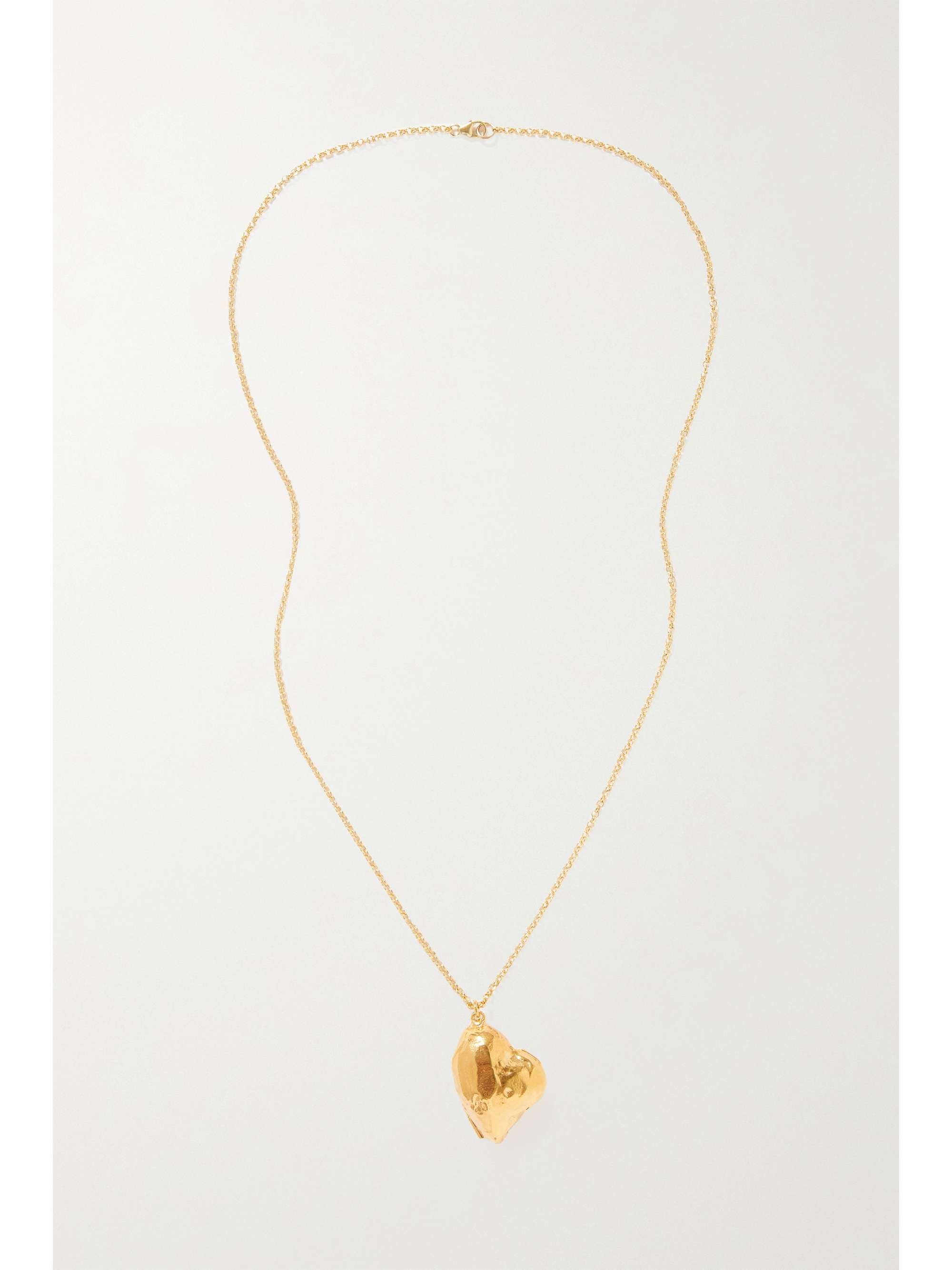 ALIGHIERI The Flame Of Desire Locket gold-plated necklace
