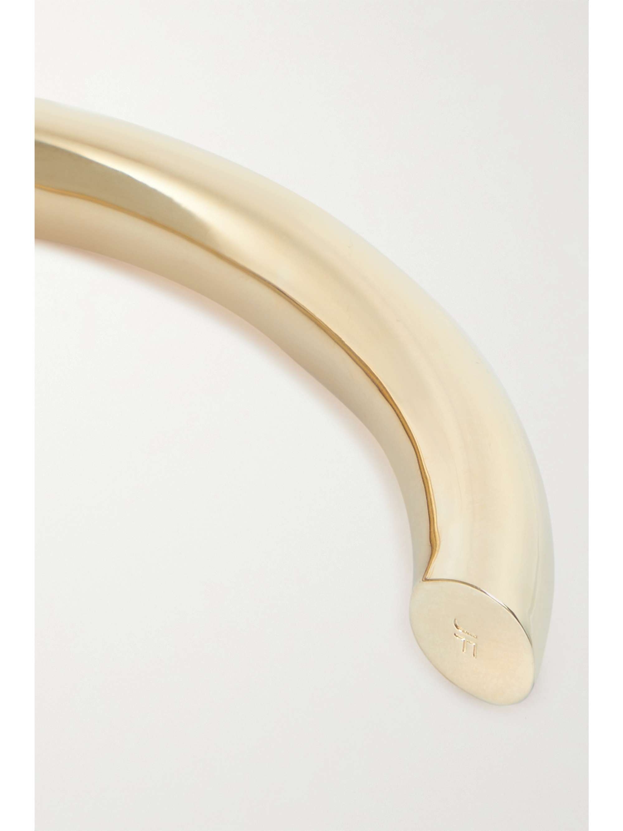 JENNIFER FISHER Weightless Hollow Tube gold-plated choker